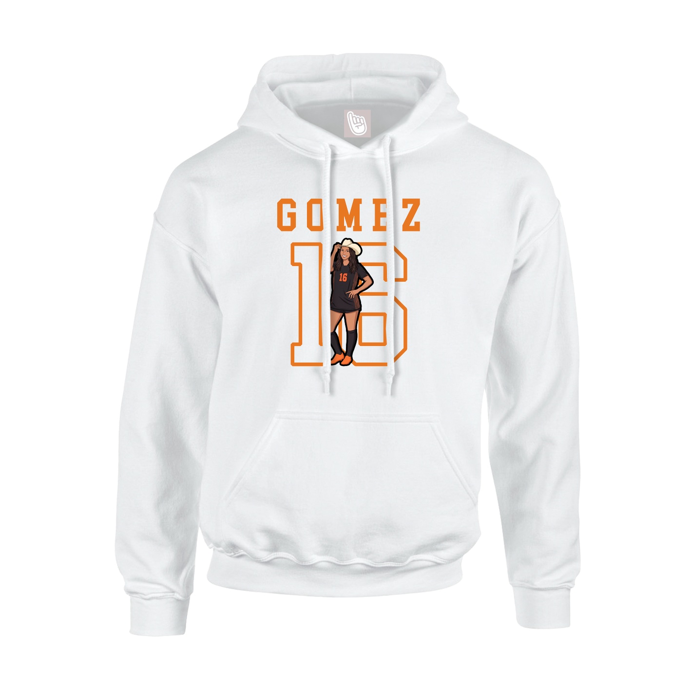 Youth Hoodie — Shirsey in White