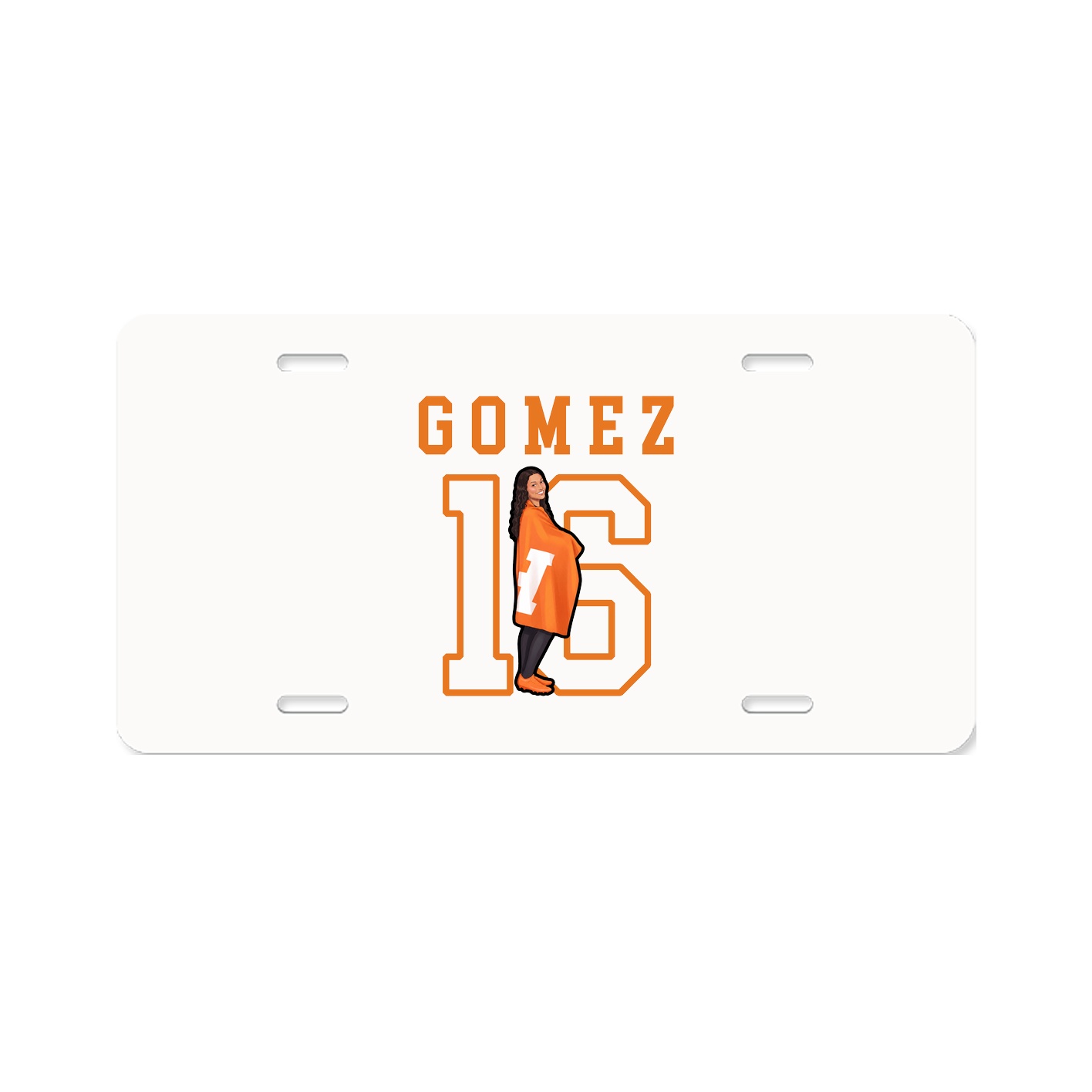 License Plate — Shirsey in Classic