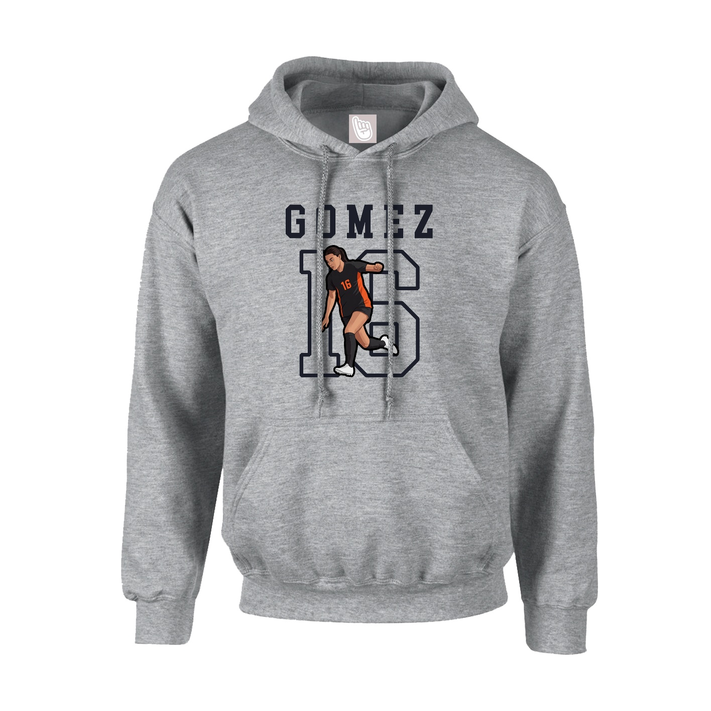 Hoodie — Shirsey in Grey