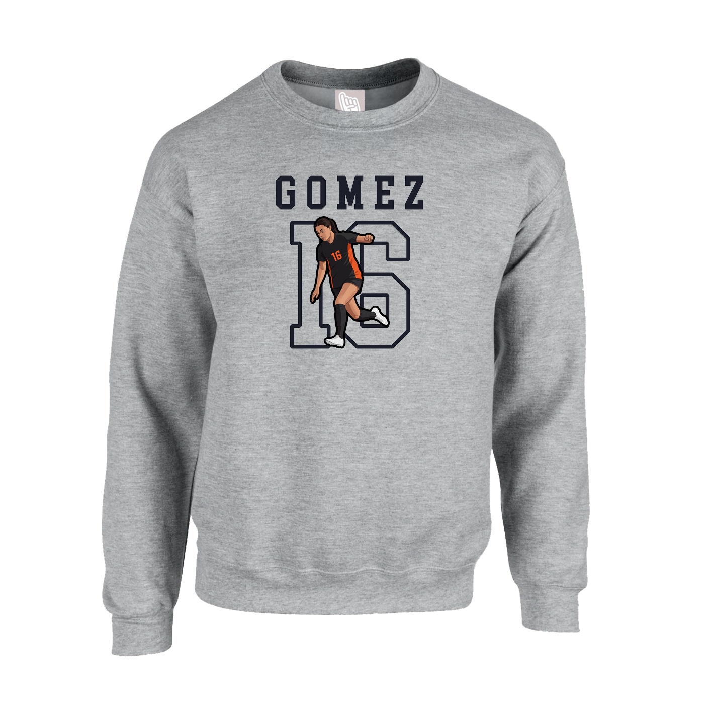 Fleece Crew — Shirsey in Grey