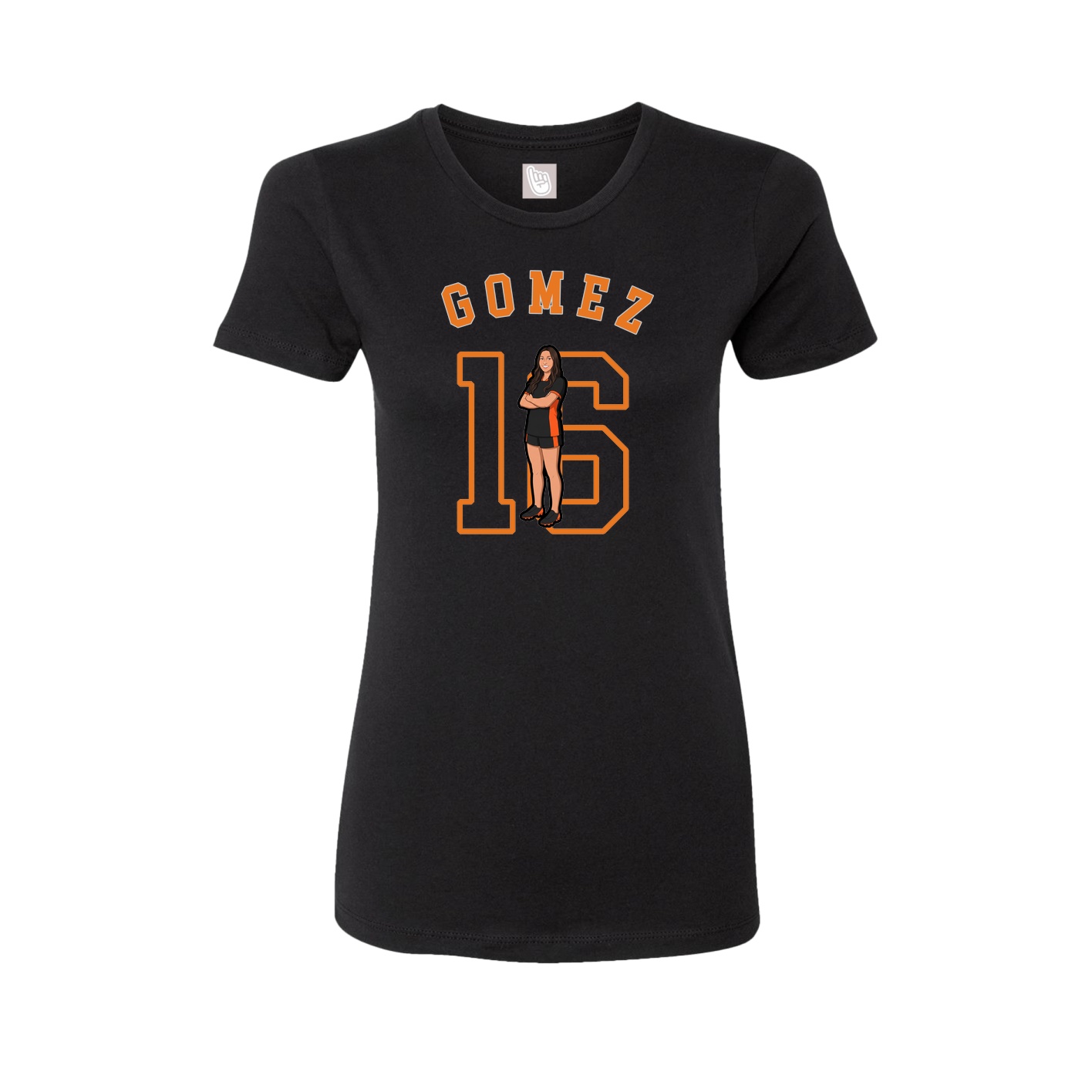 Womens Tee — Shirsey Arch in Black