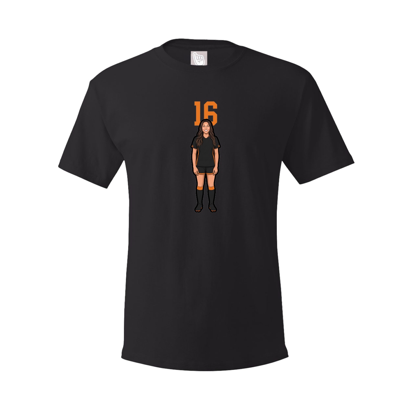 Tee — Number Top in Black