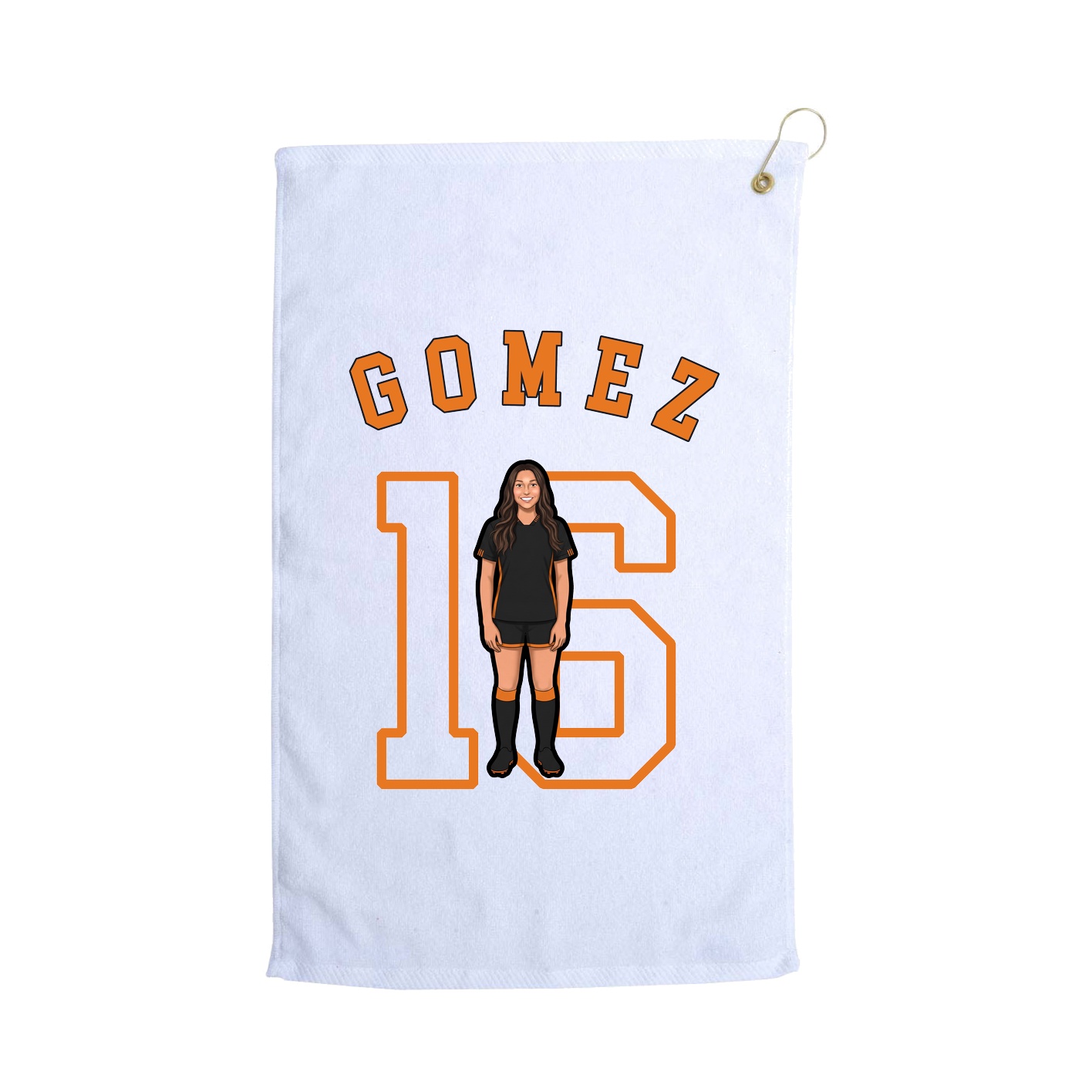 Golf Towel — Shirsey Arch in White