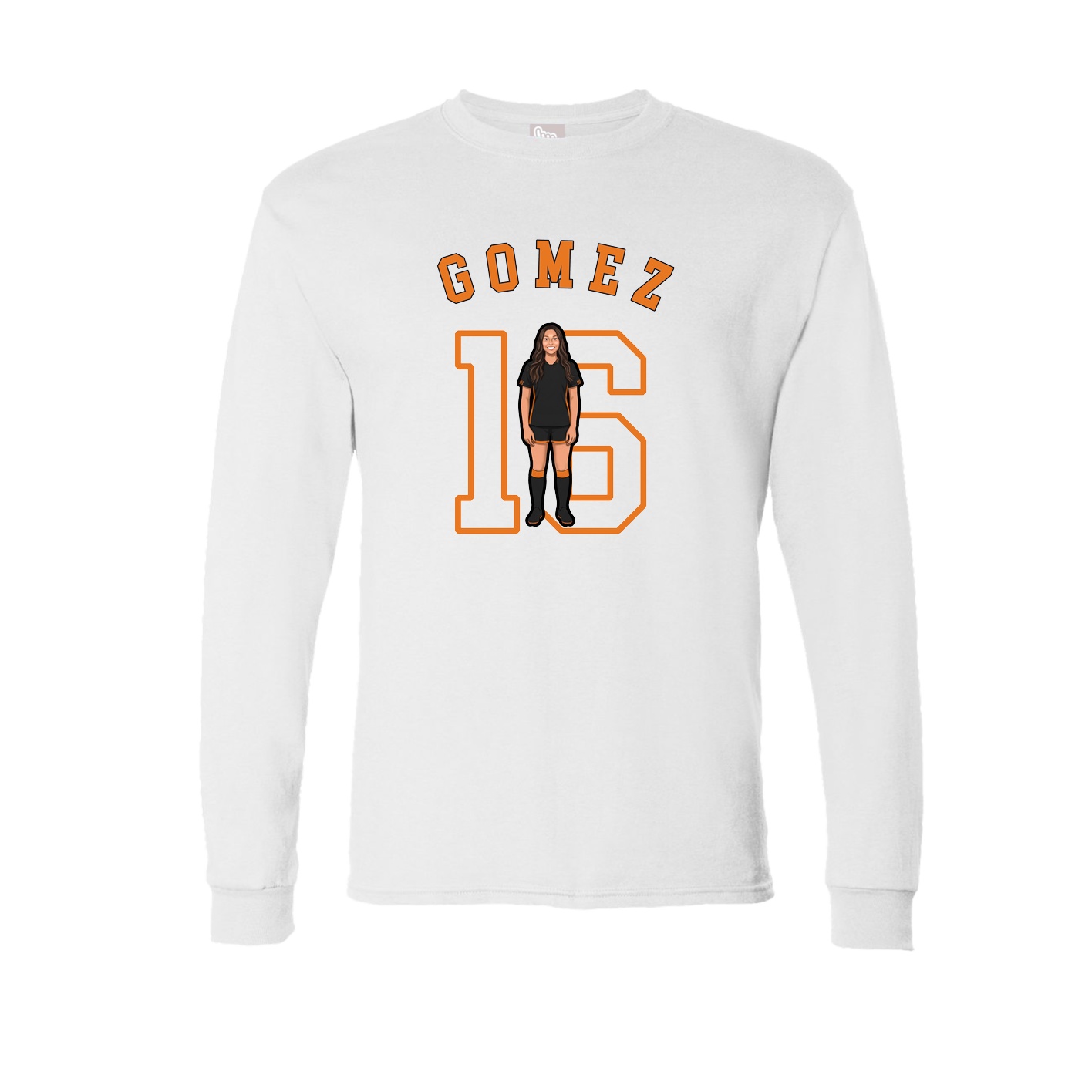 Long Sleeve Tee — Shirsey Arch in White
