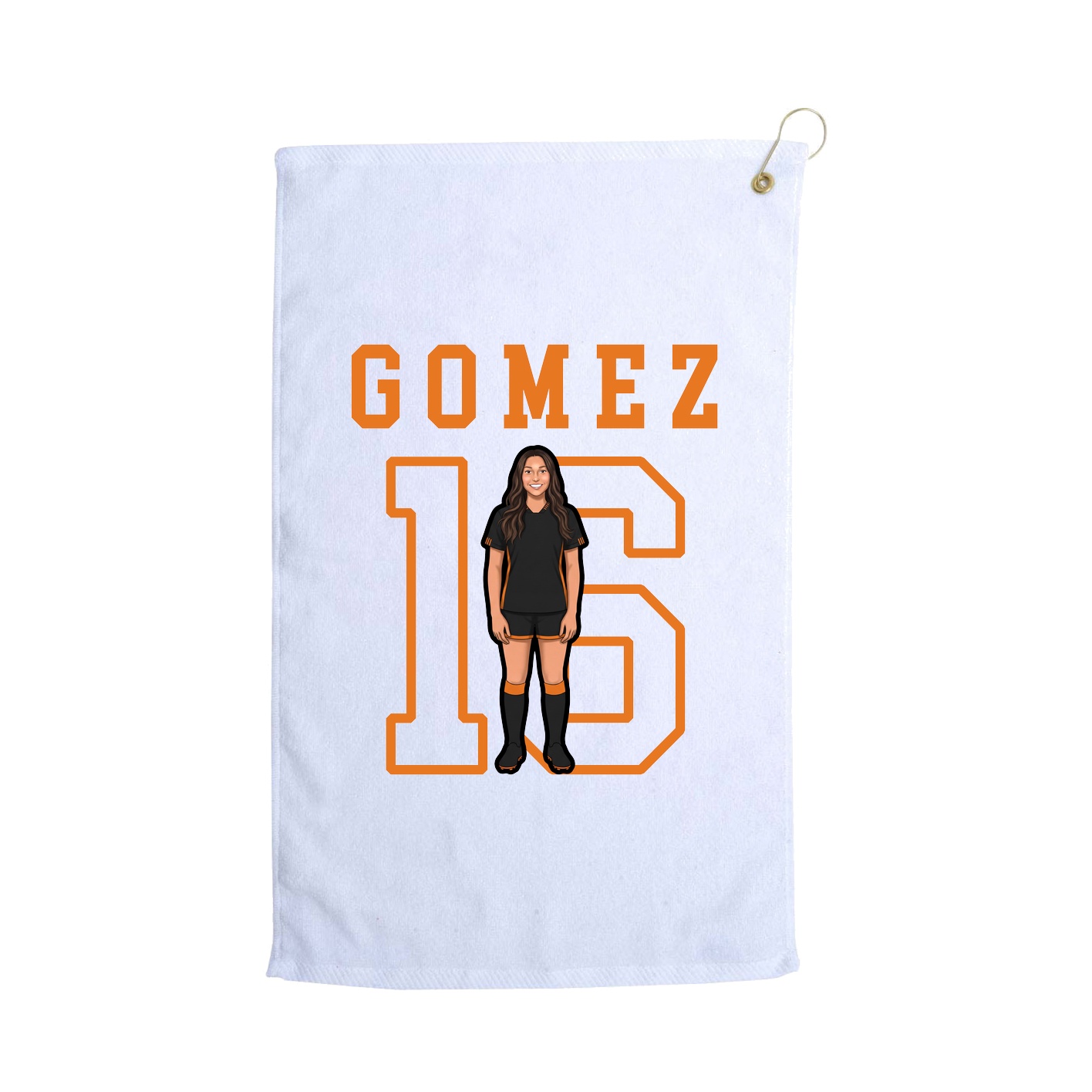 Golf Towel — Shirsey in White
