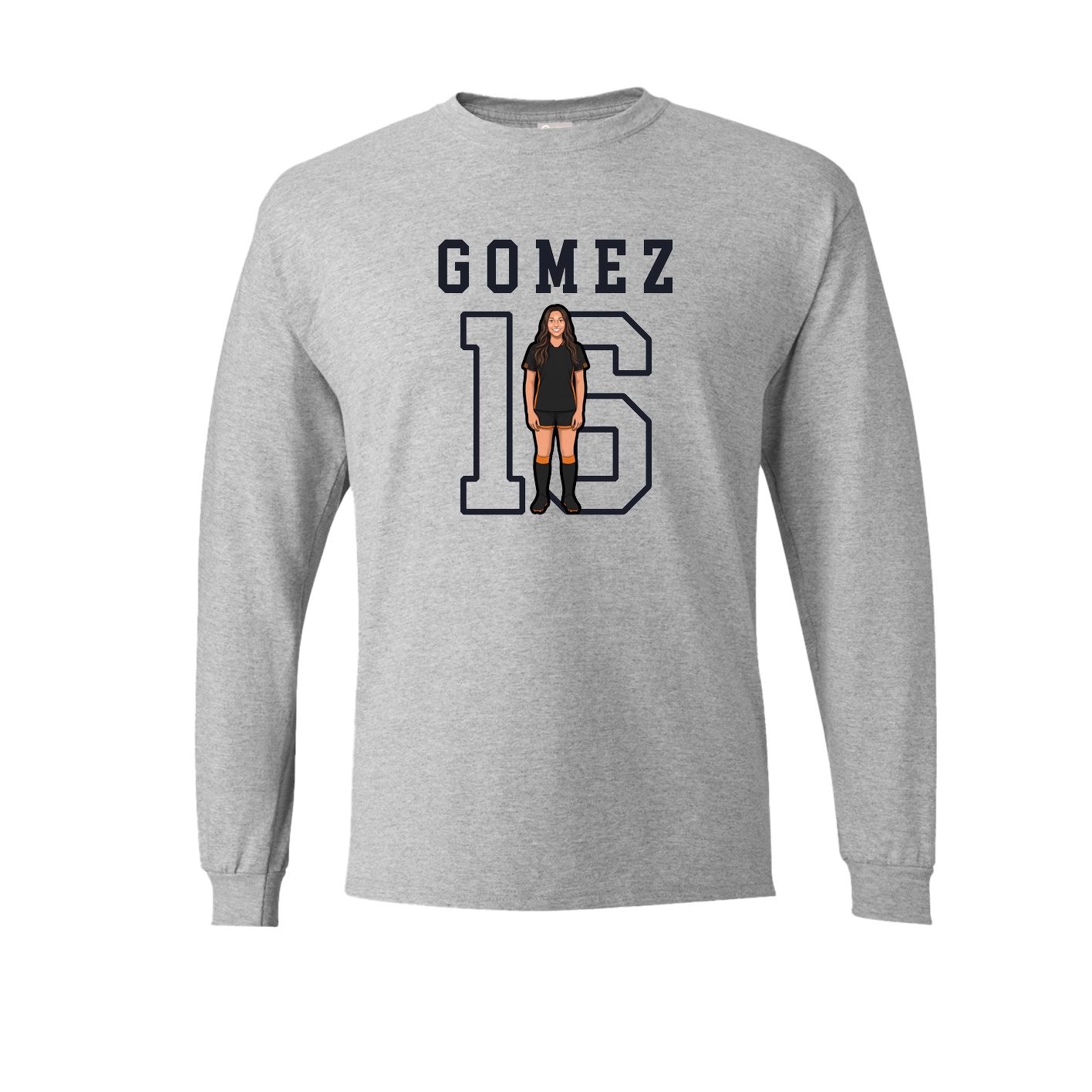 Long Sleeve Tee — Shirsey in Grey