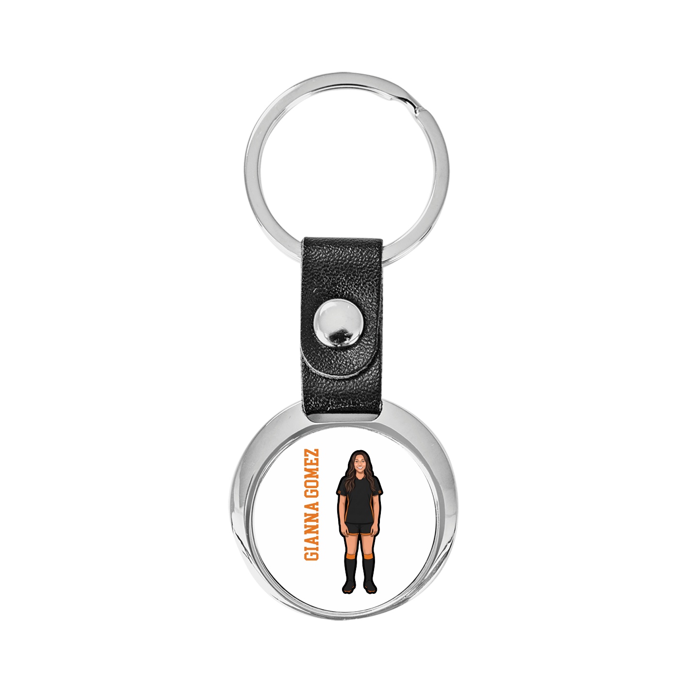 Key Chain — Name Vertical in Classic