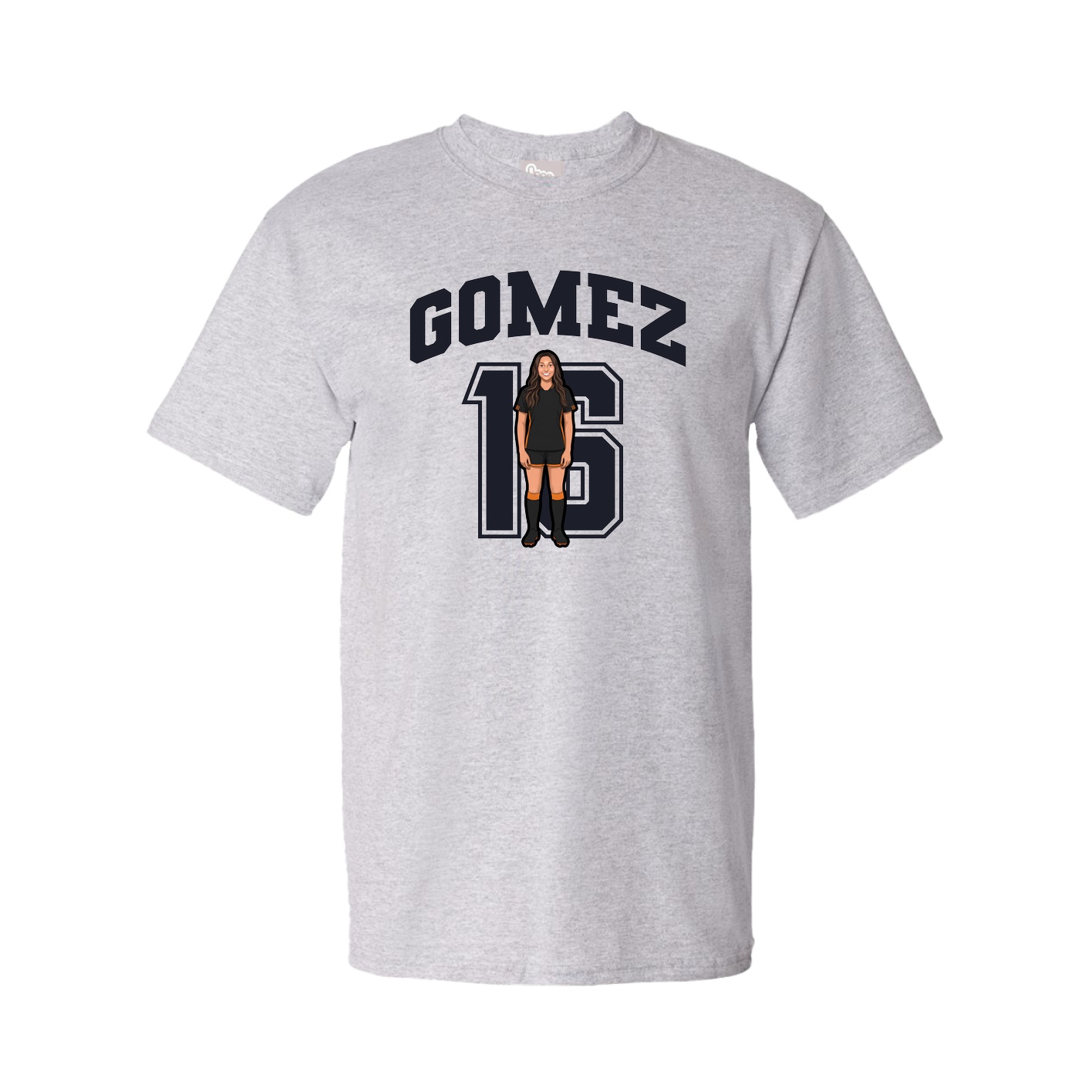 Tee — Number in Grey