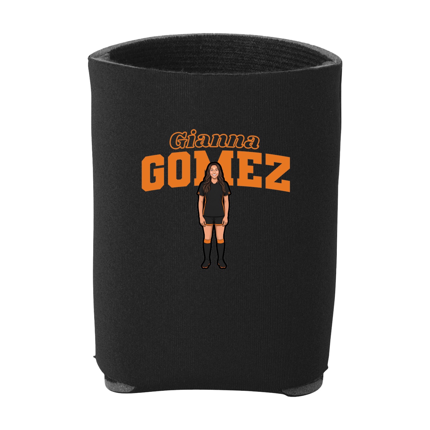 Can Holder — Name Arch in Black