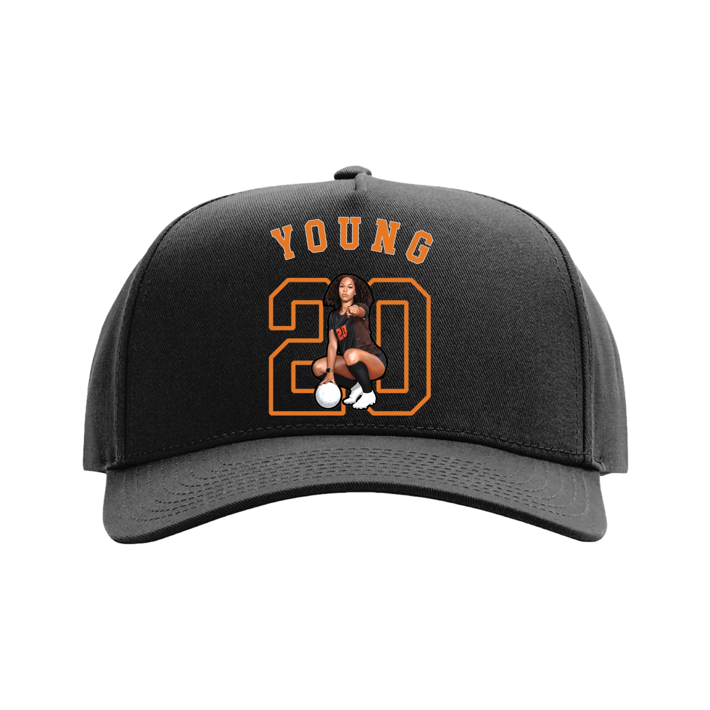 Full Fabric Five-Panel Champ Cap