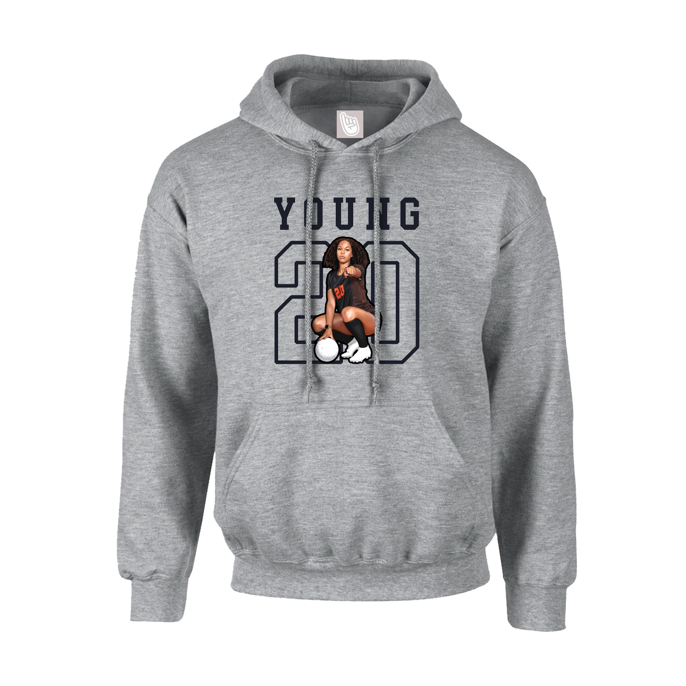 Youth Hoodie — Shirsey in Grey