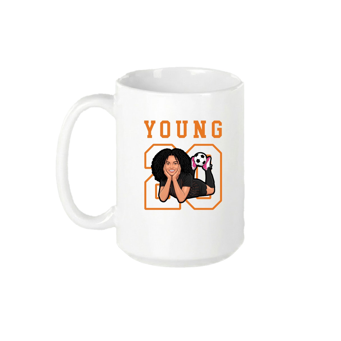 15oz Coffee Mug — Shirsey in White