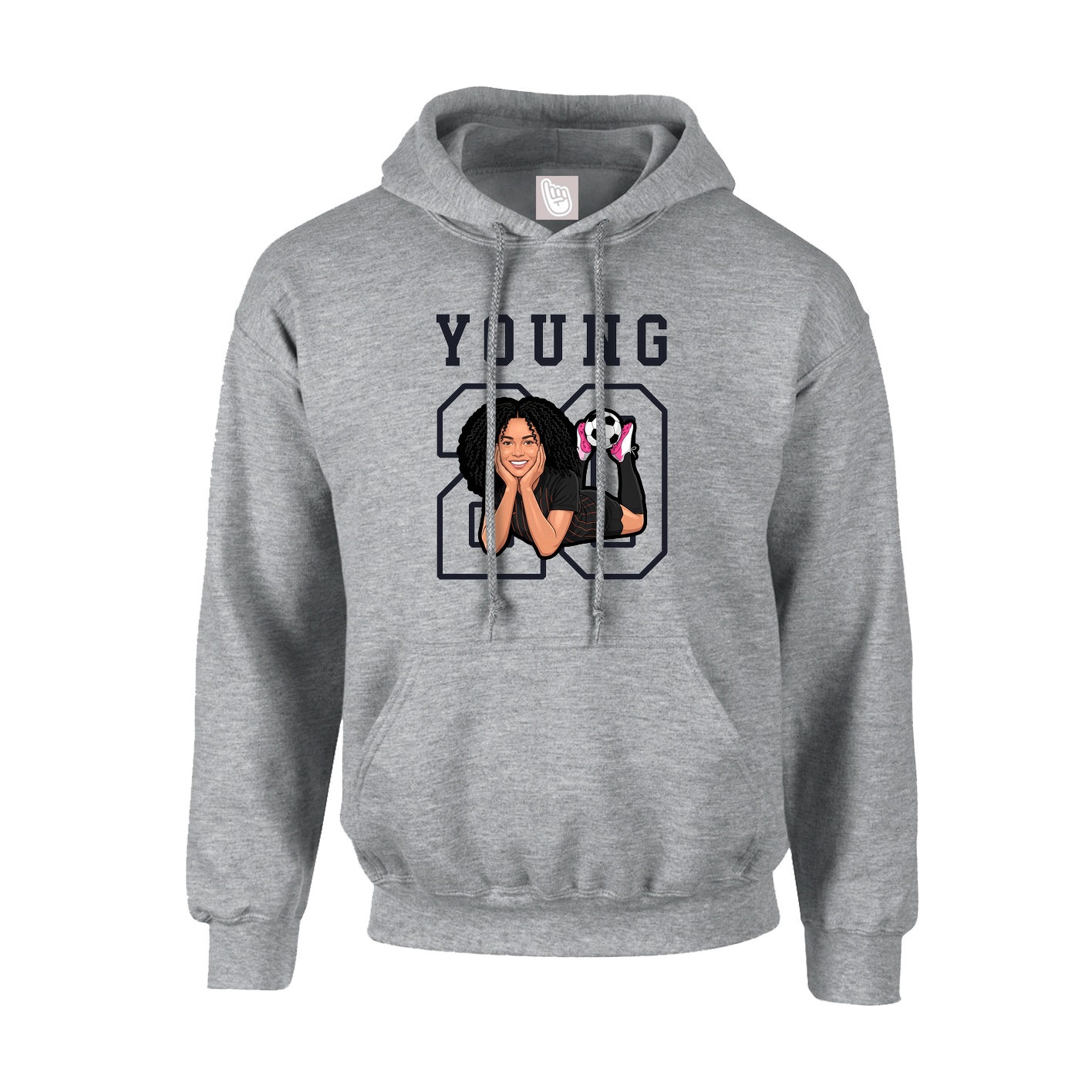 Hoodie — Shirsey in Grey