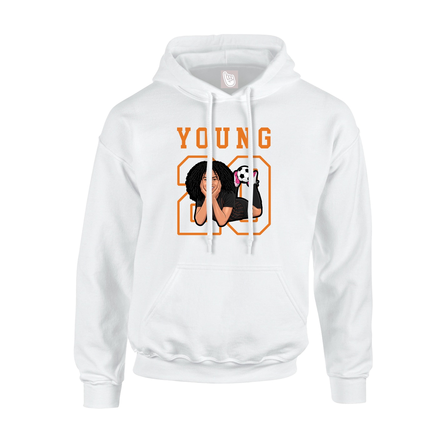 Youth Hoodie — Shirsey in White