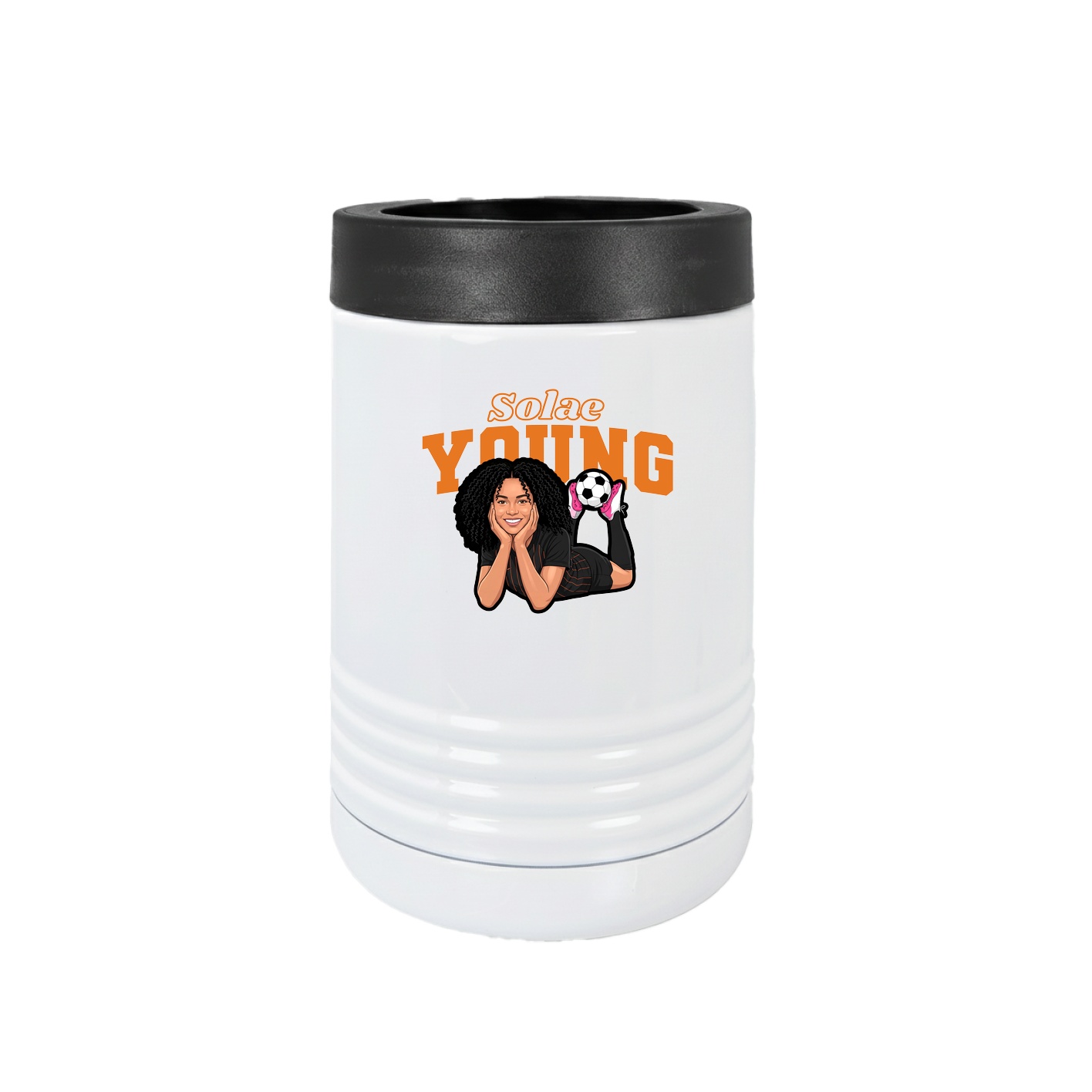 Beverage Holder — Name Arch in White