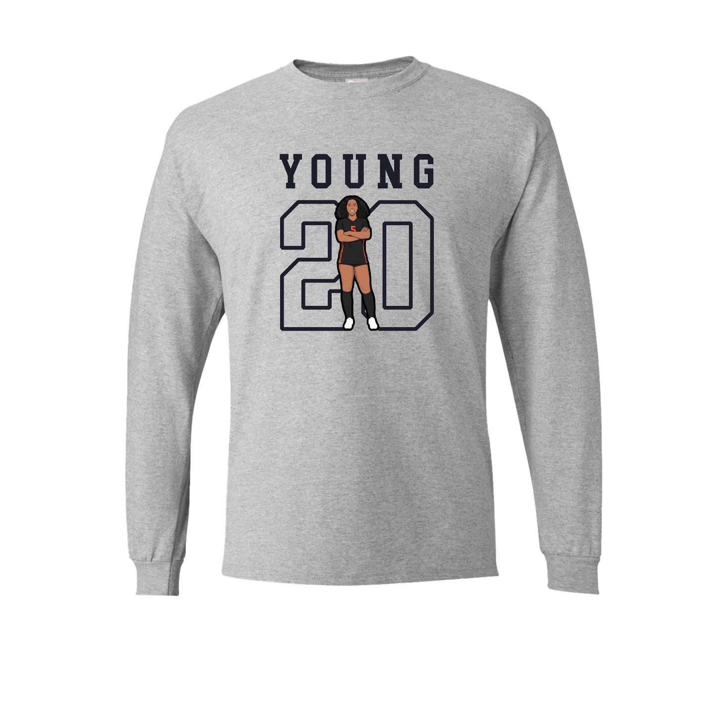 Long Sleeve Tee — Shirsey in Grey