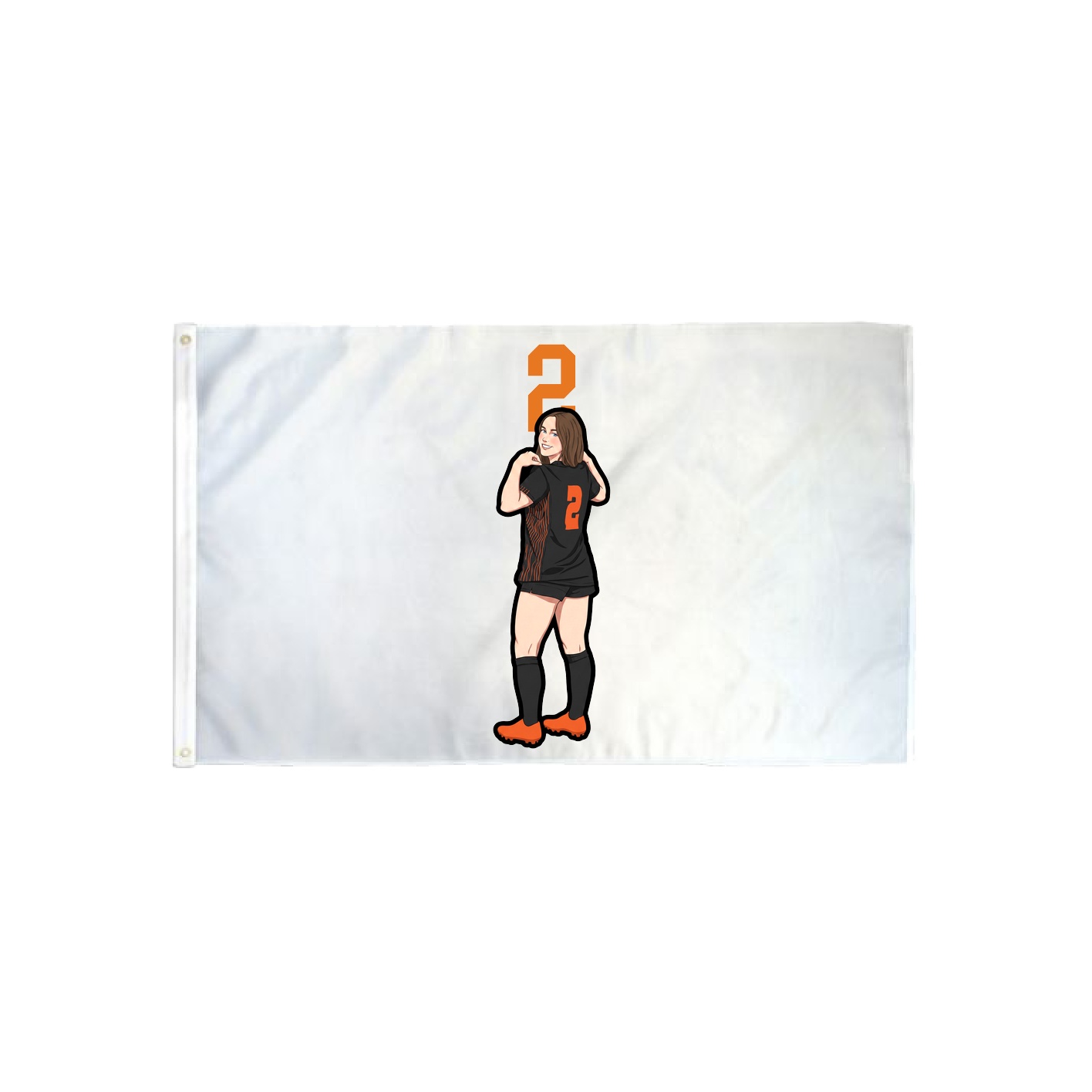 3x5 Flag — Number Top in Classic