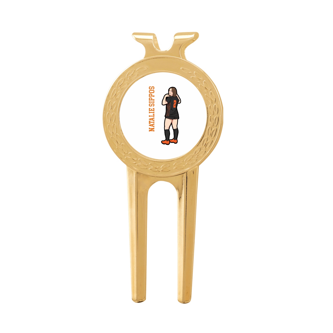 Divot Tool with Ball Marker — Name Vertical in Classic
