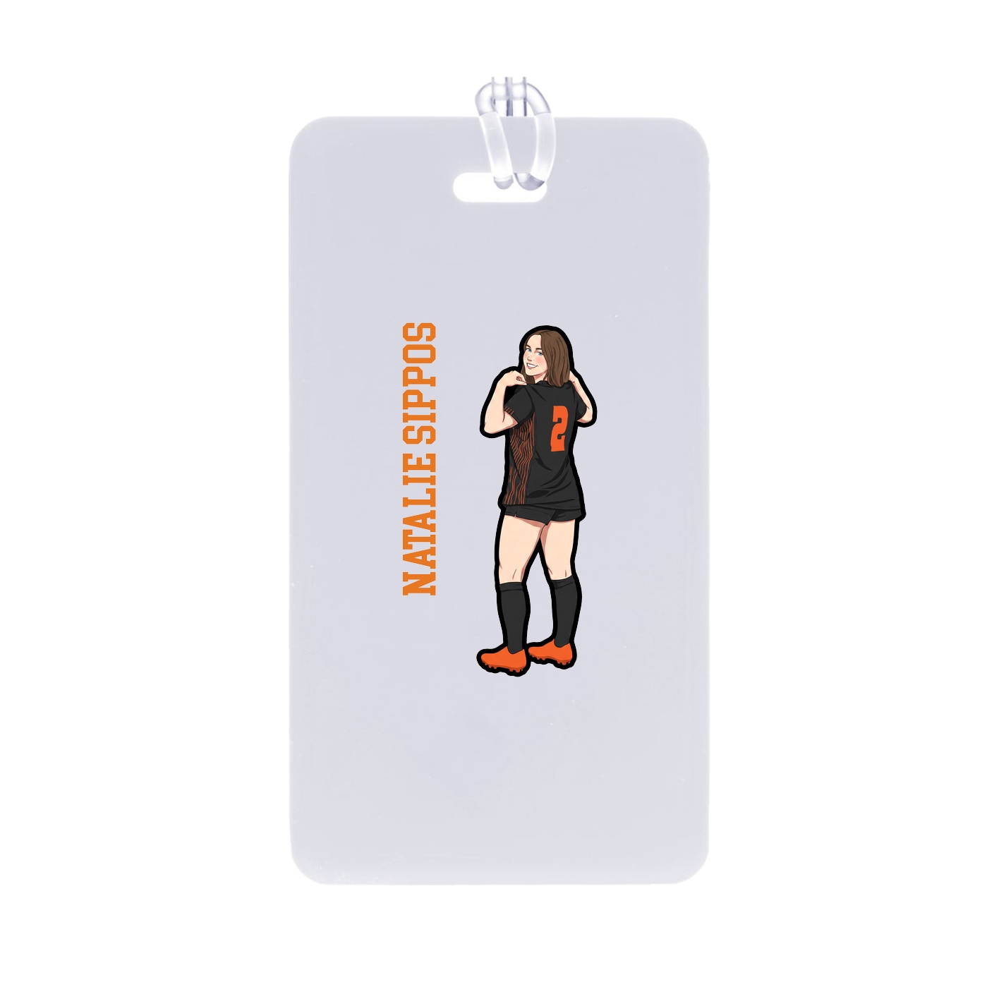 Bag Tag — Name Vertical in Classic