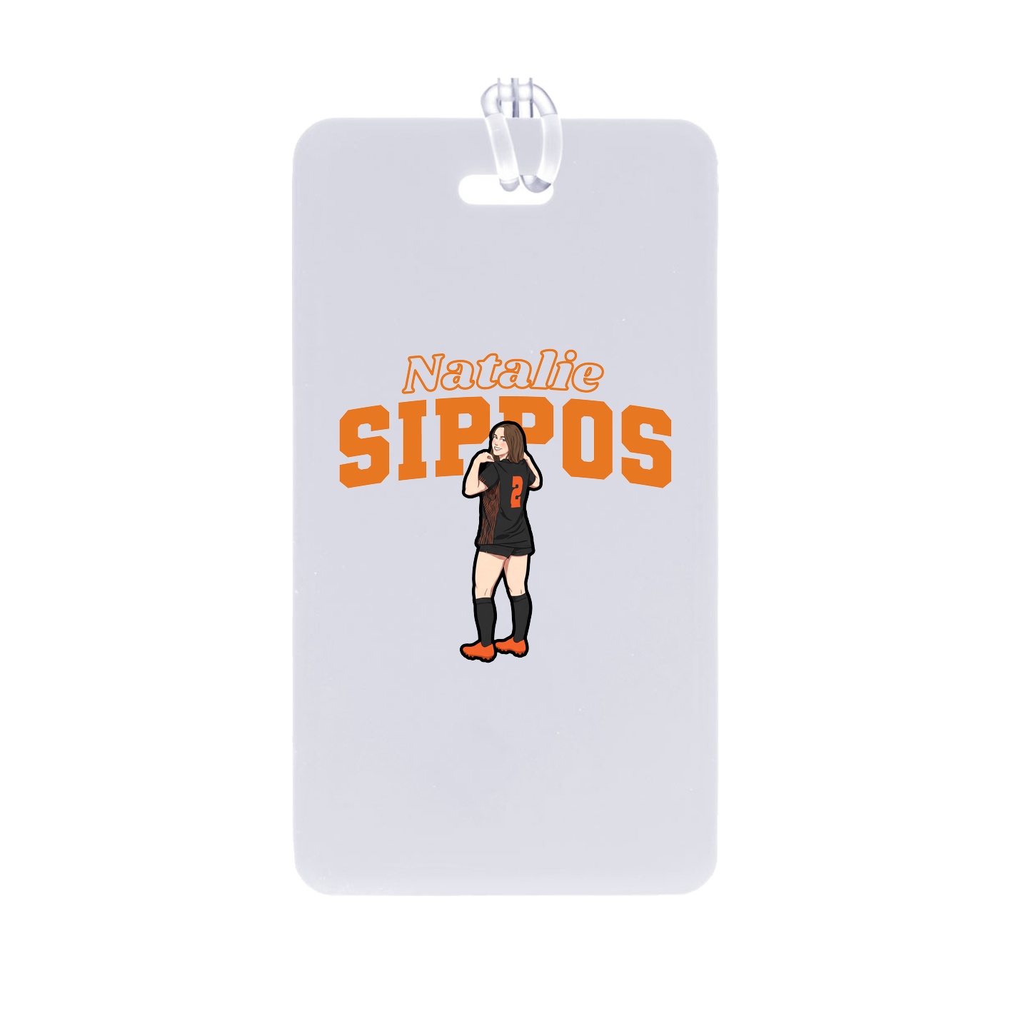 Bag Tag — Name Arch in Classic