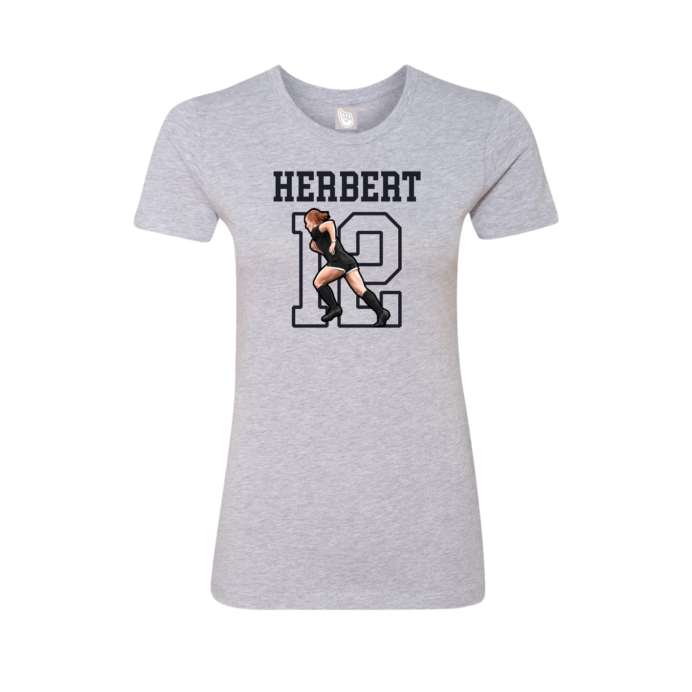 Fitted Women's Tee — Shirsey in Grey