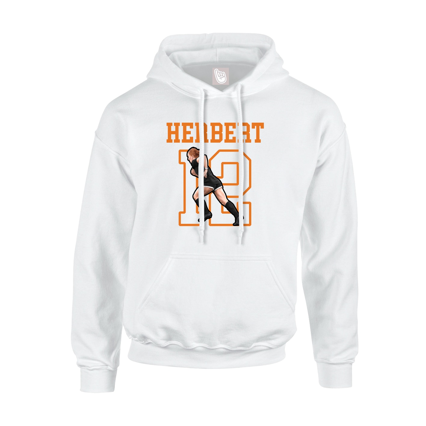 Hoodie — Shirsey in White