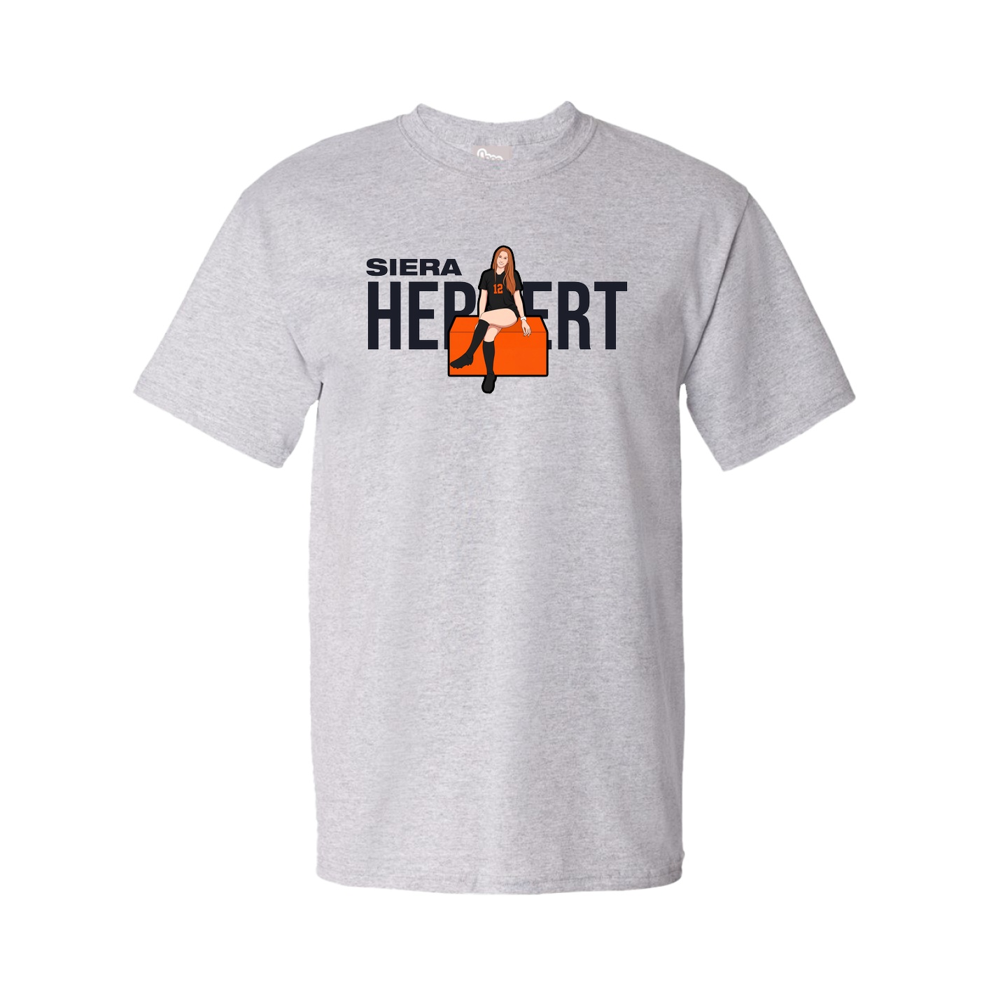 Youth Tee — Player Name in Grey