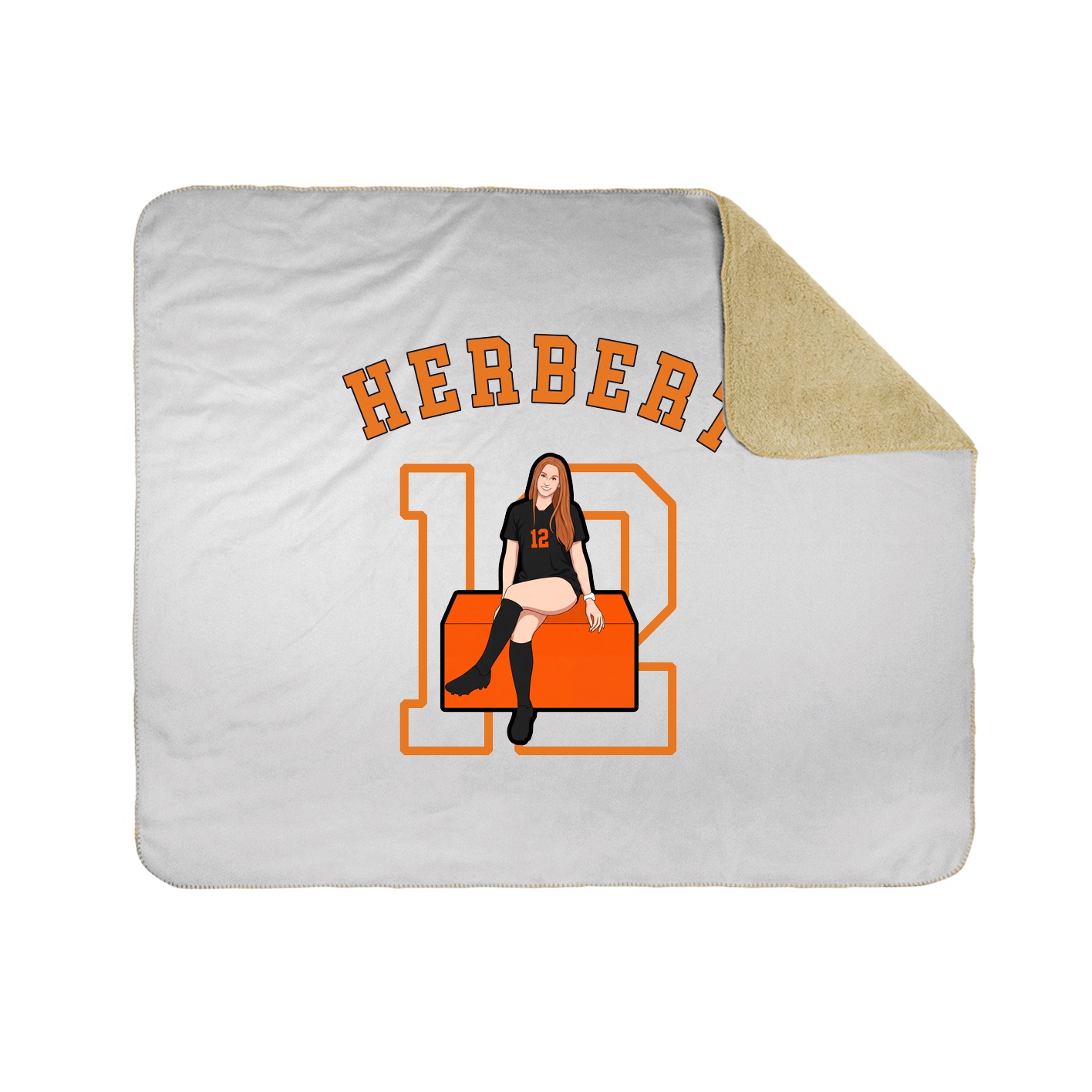 Throw Blanket — Shirsey Arch in White
