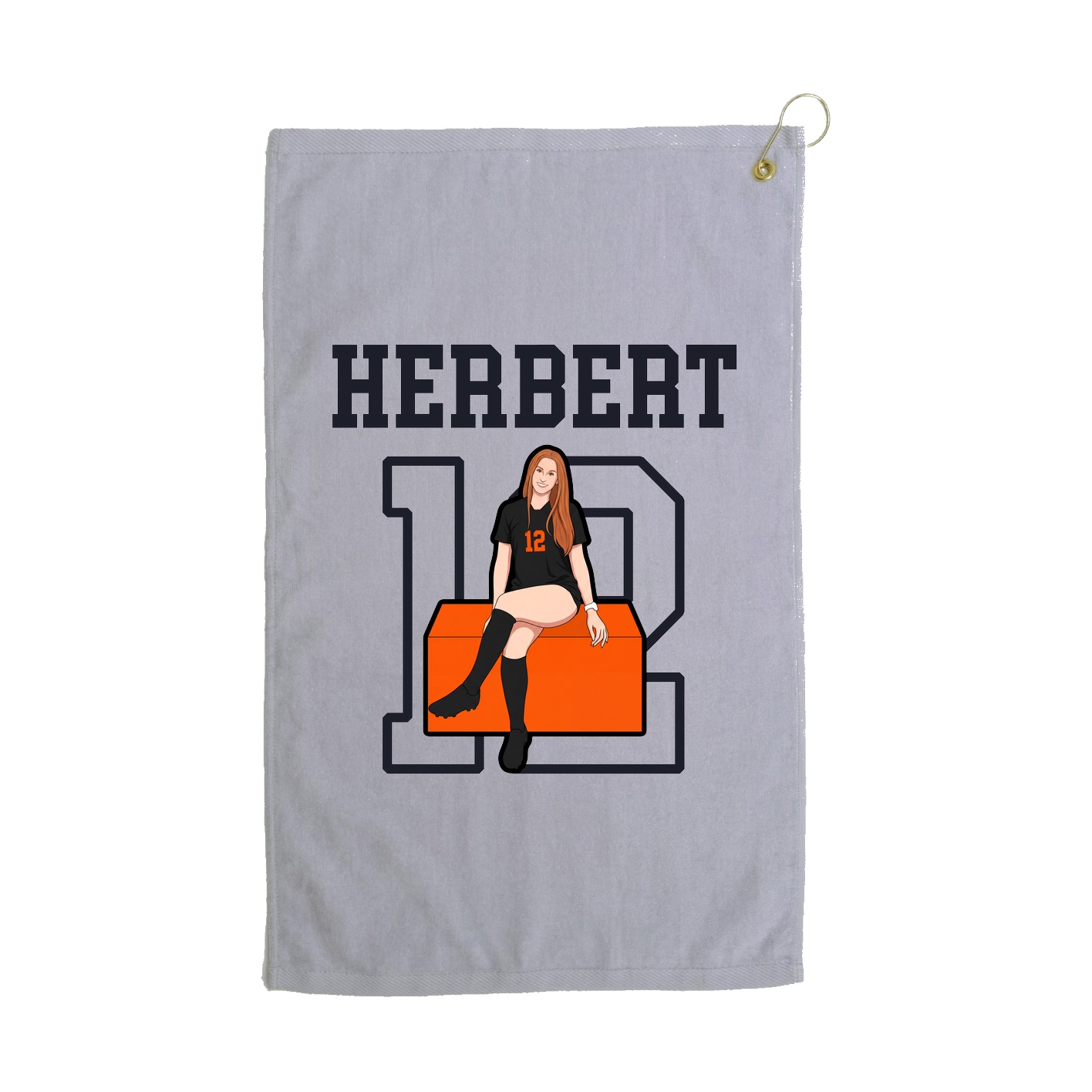 Golf Towel — Shirsey in Grey