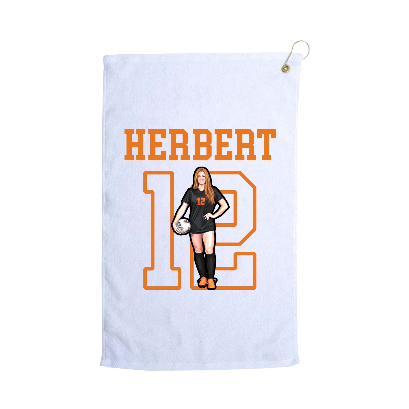 Golf Towel — Shirsey in White
