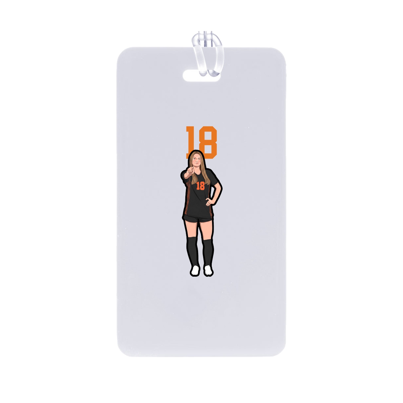Bag Tag — Number Top in Classic
