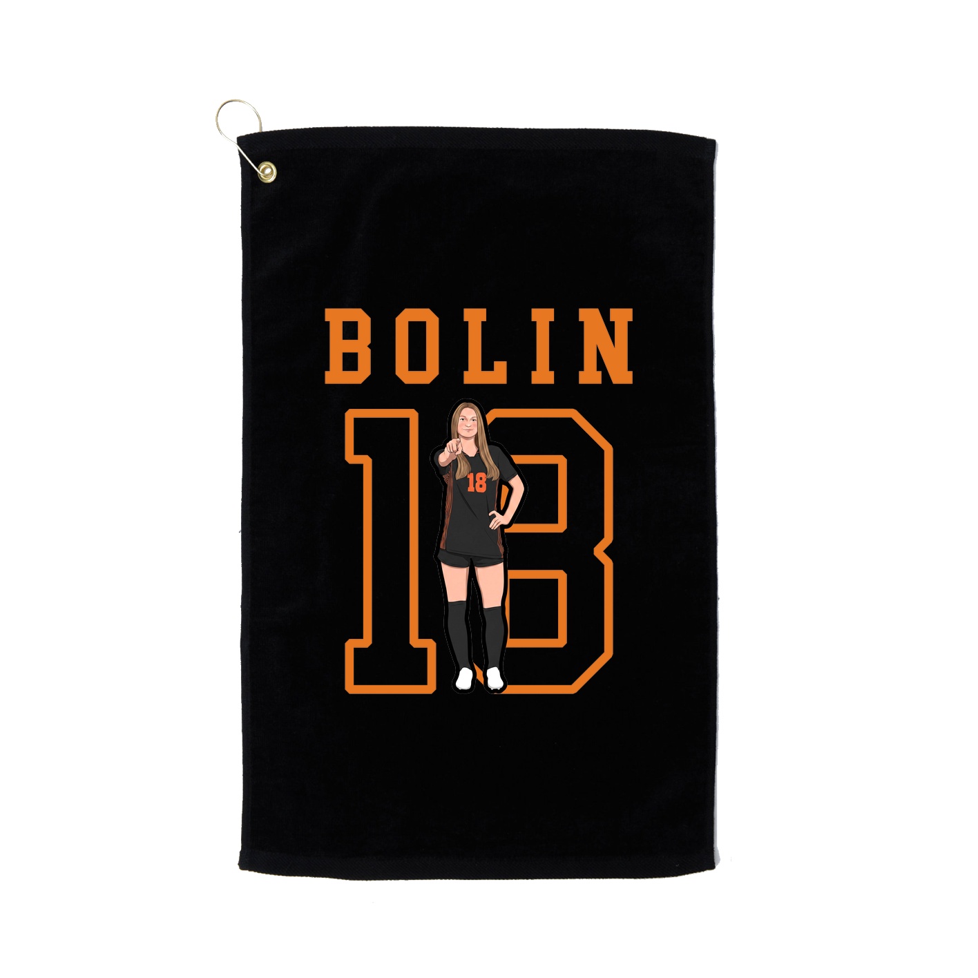 Golf Towel — Shirsey in Black