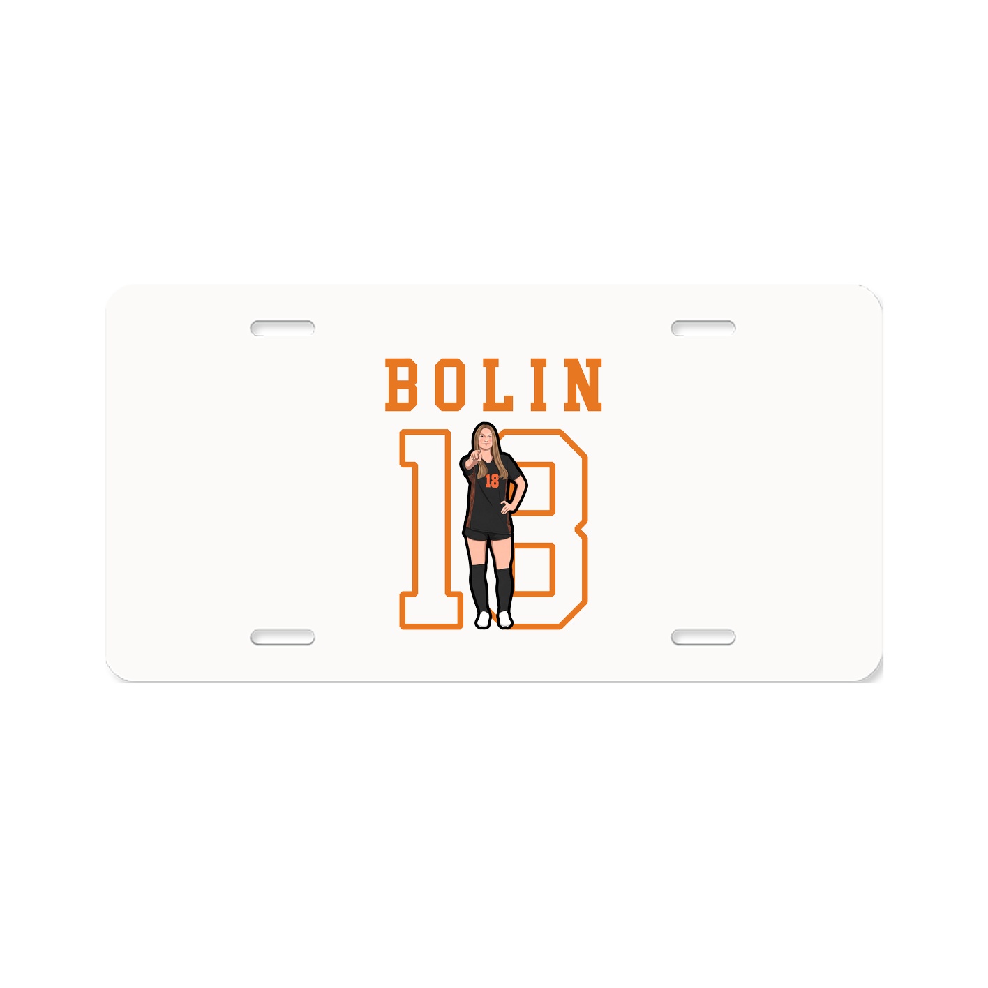 License Plate — Shirsey in Classic