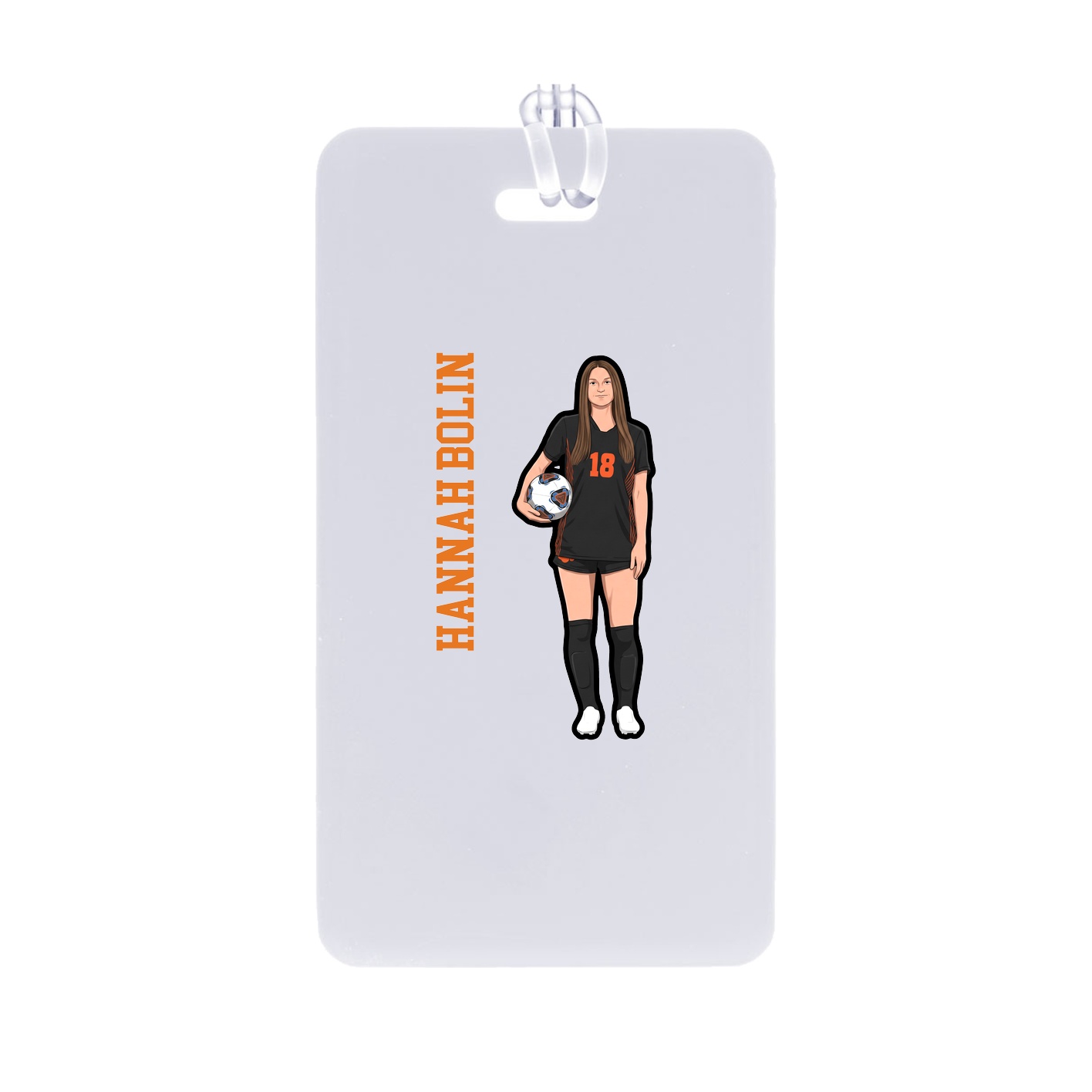 Bag Tag — Name Vertical in Classic