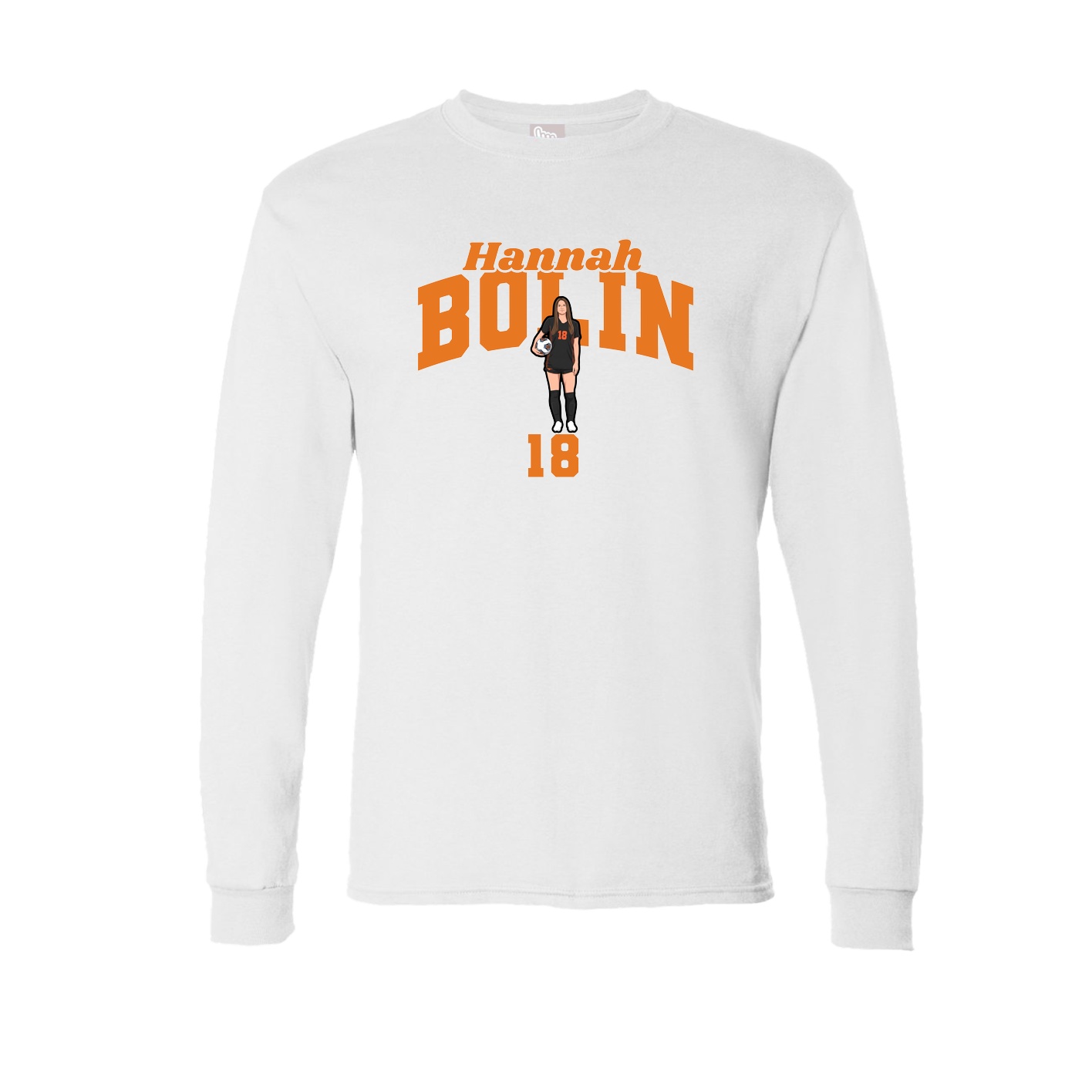 Long Sleeve Tee — Signature Arch in White