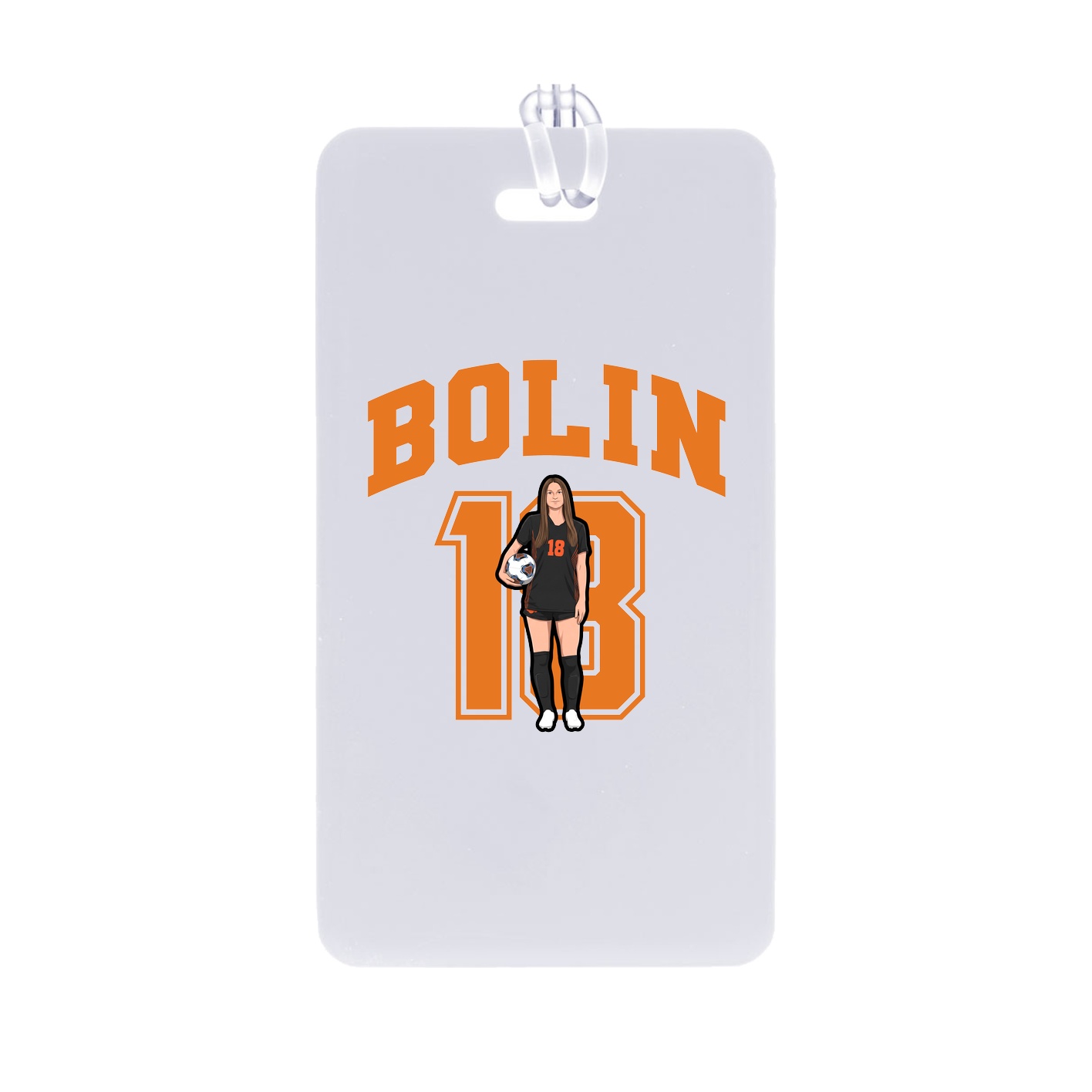 Bag Tag — Number in Classic