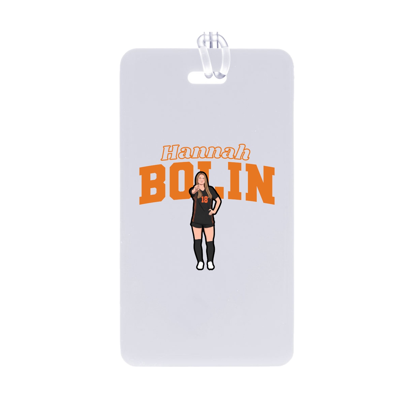 Bag Tag — Name Arch in Classic
