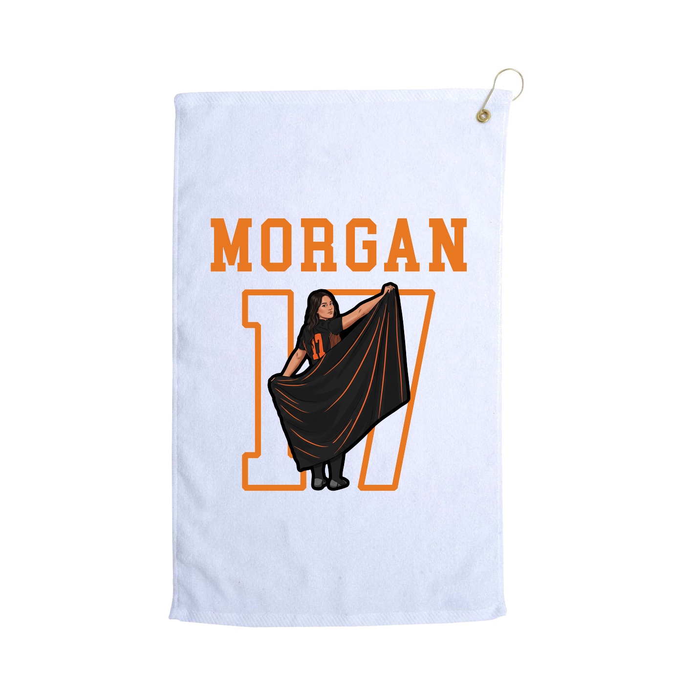 Golf Towel — Shirsey in White