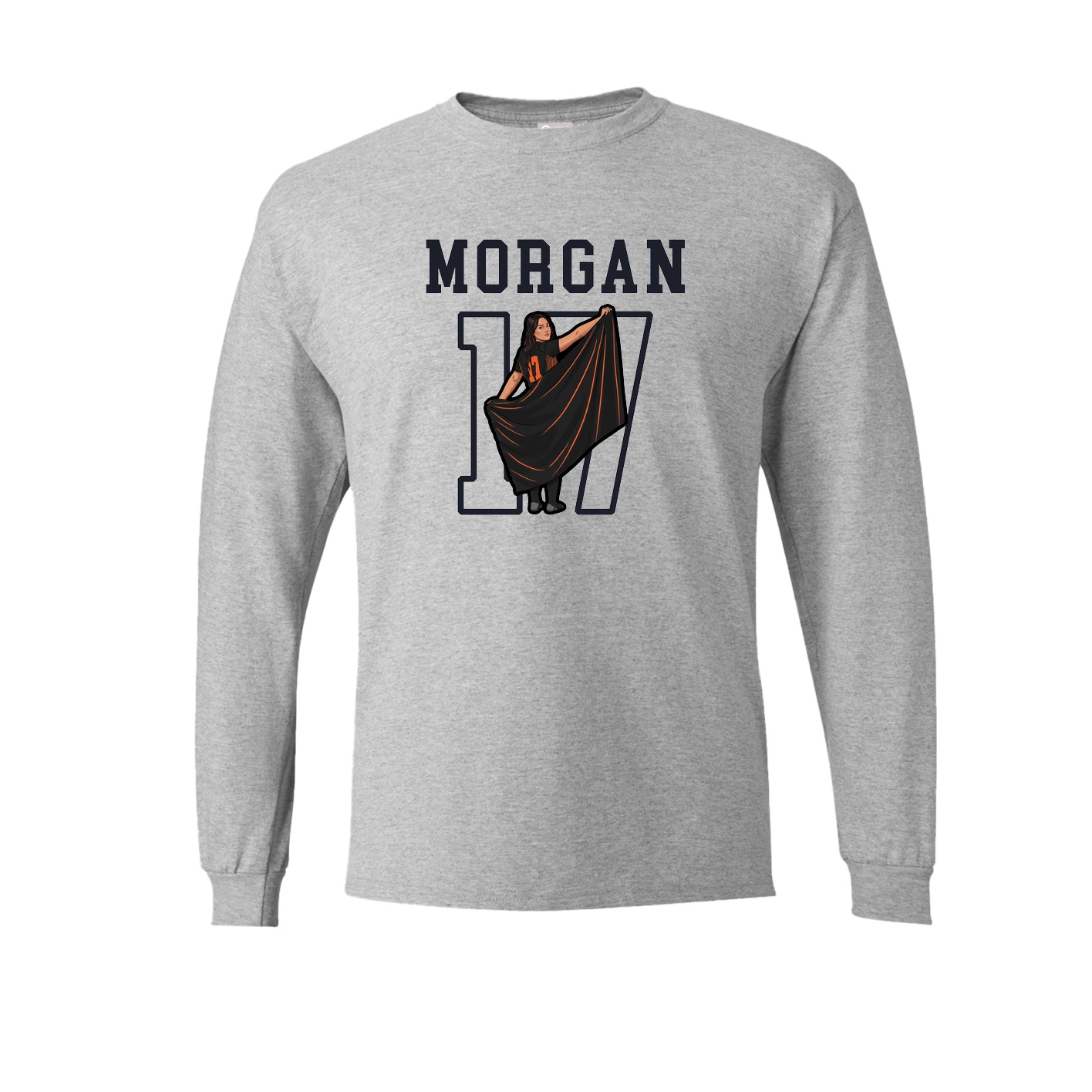 Long Sleeve Tee — Shirsey in Grey