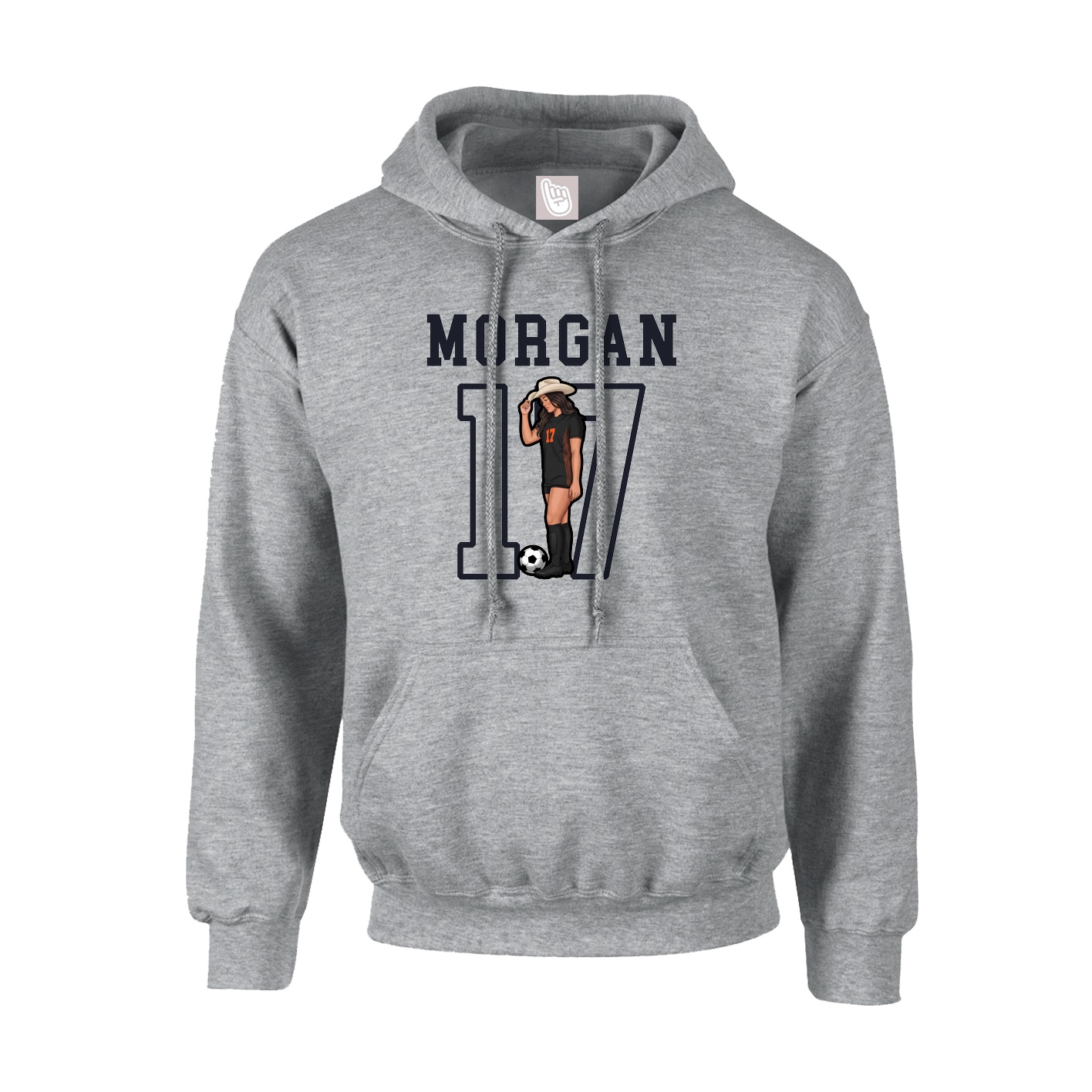 Hoodie — Shirsey in Grey