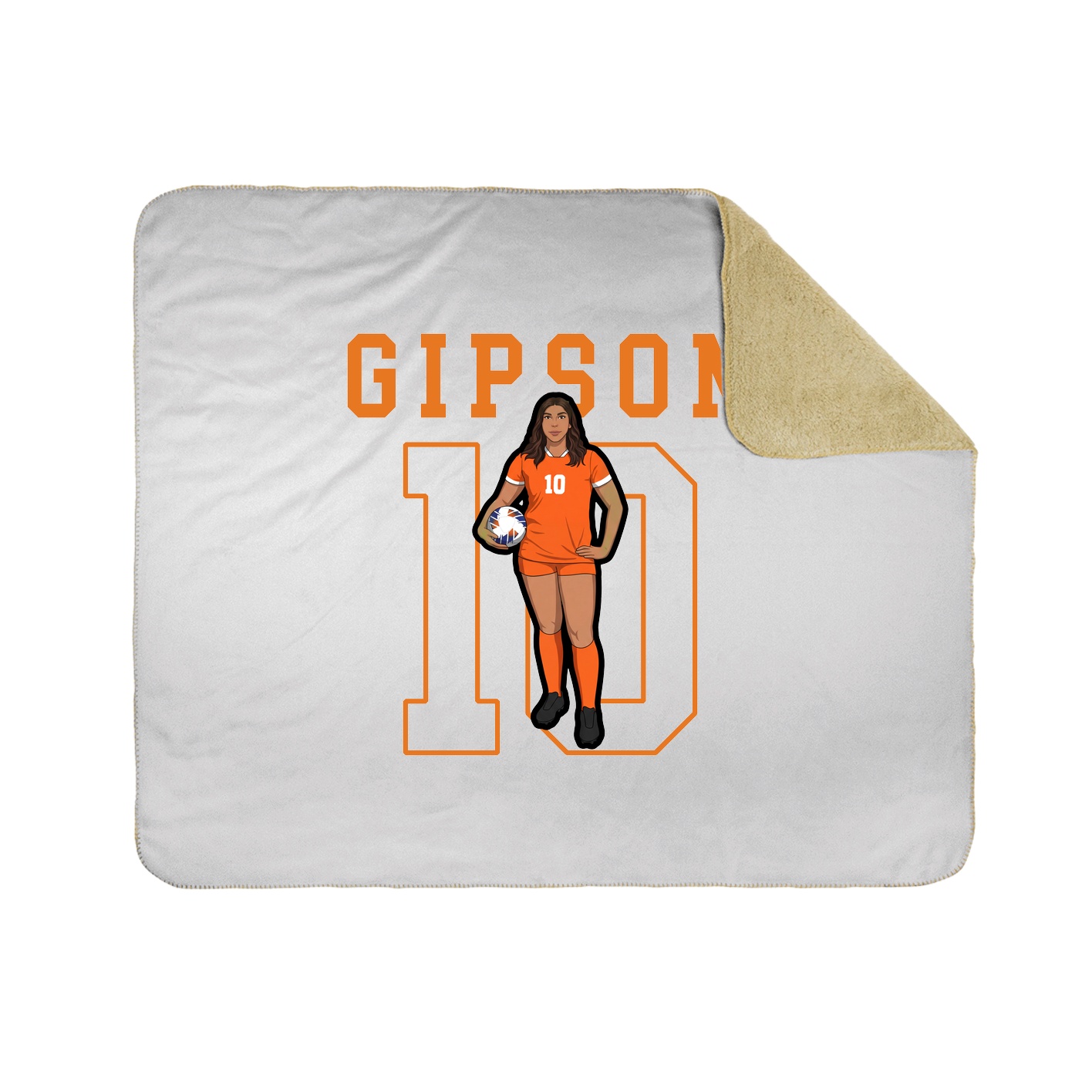 50x60 Sherpa Lined Throw Blanket
