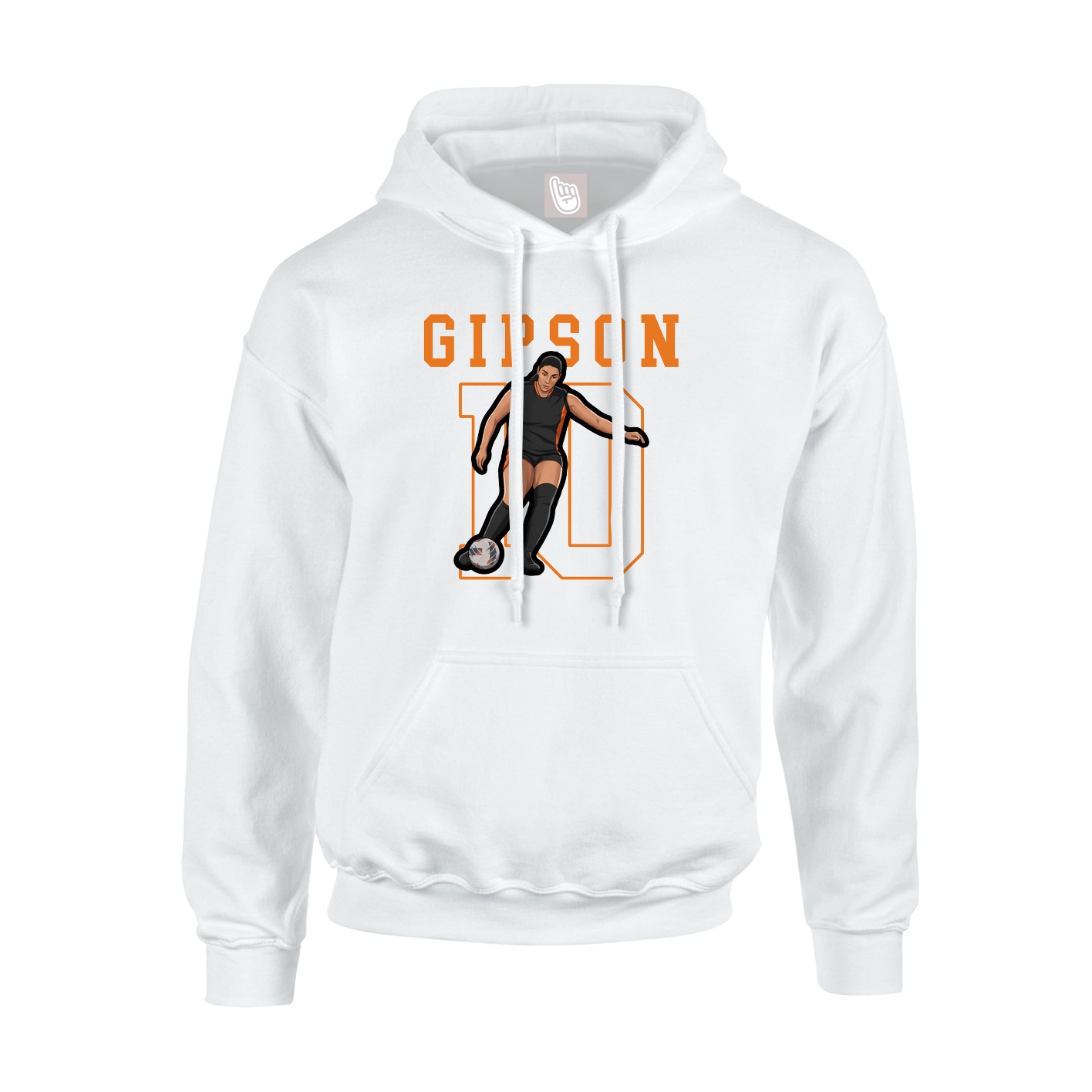 Hoodie — Shirsey in White