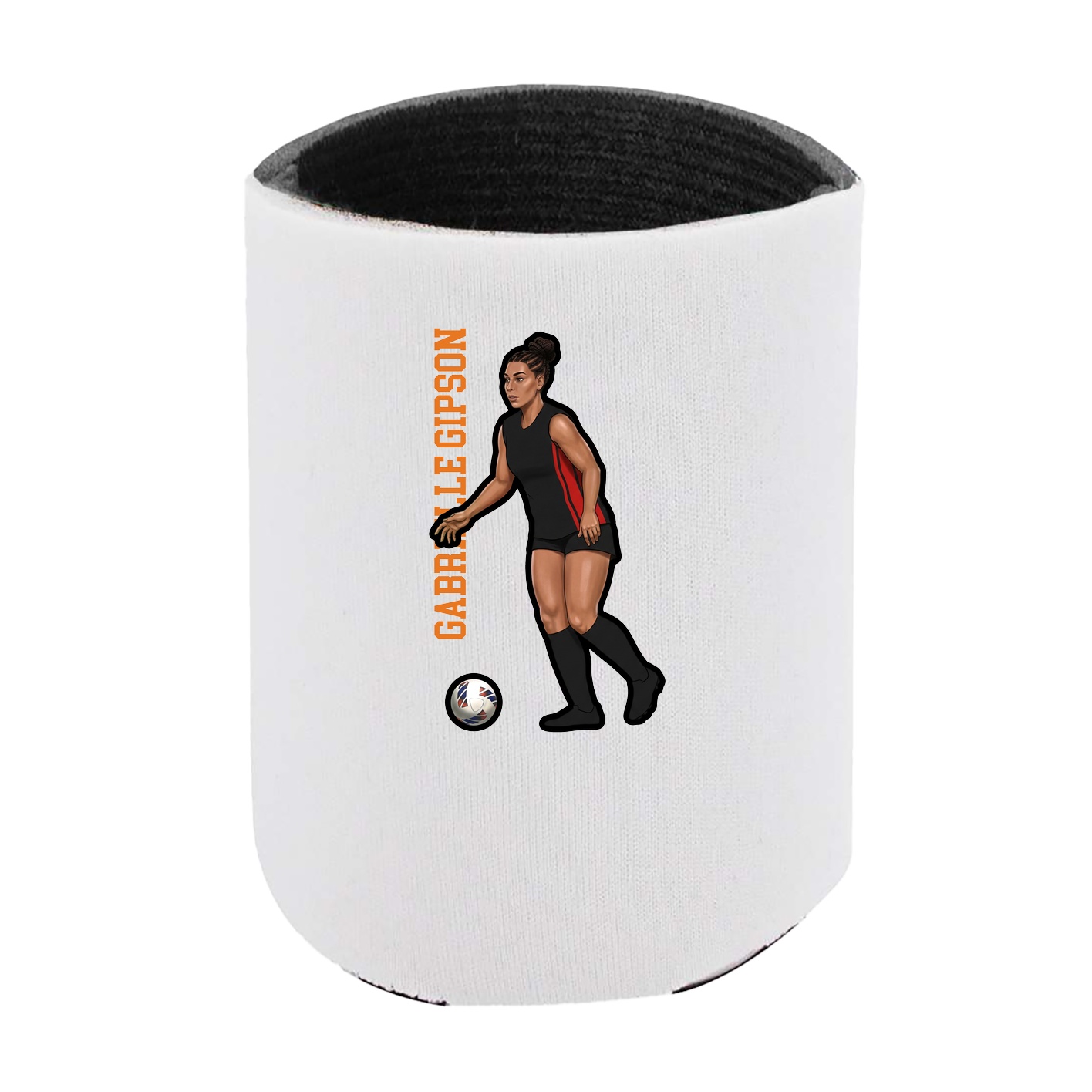 Can Holder — Name Vertical in White