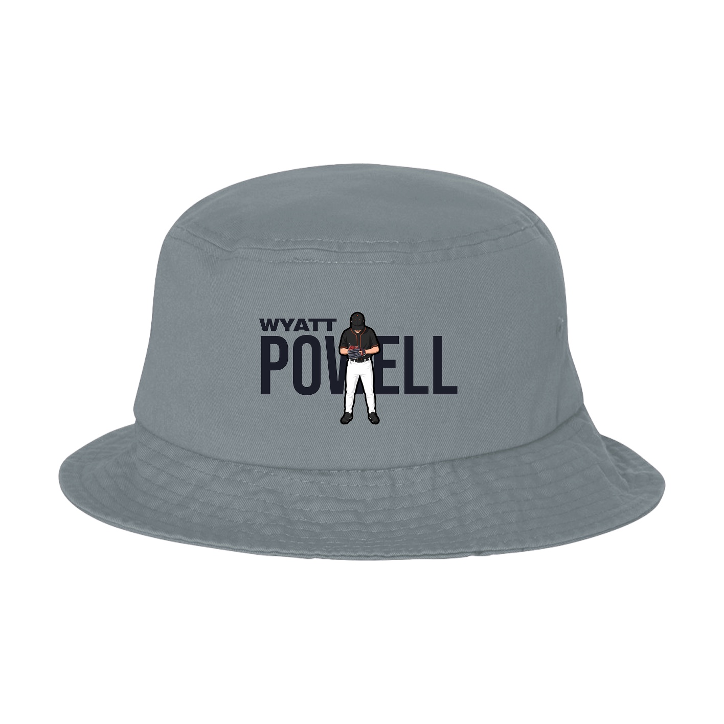 Bucket Cap — Player Name in Grey