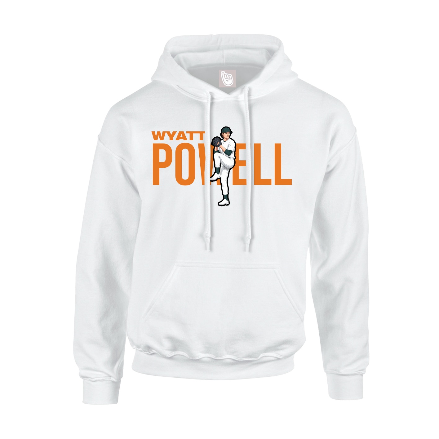 Hoodie — Player Name in White