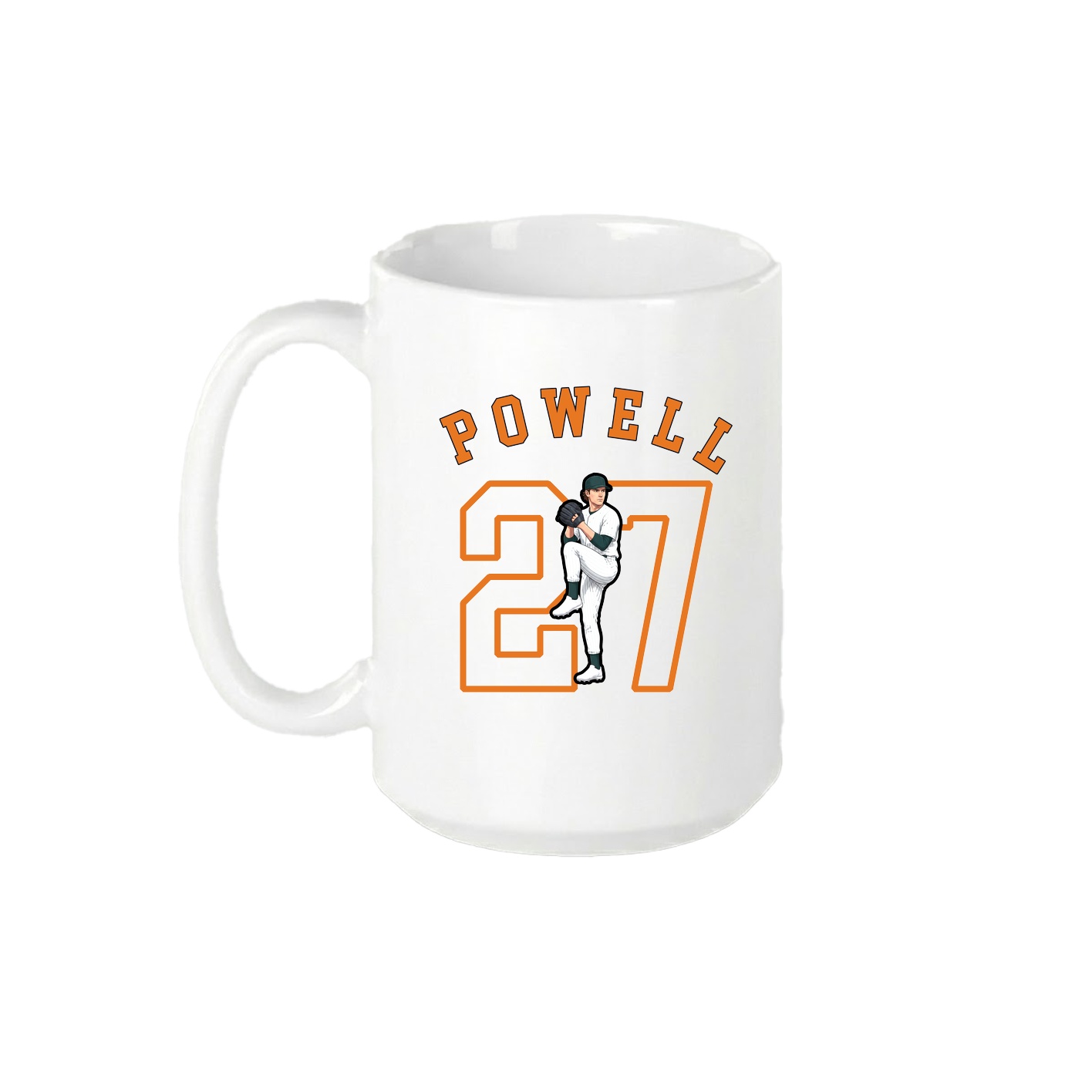 15oz Coffee Mug — Shirsey Arch in White