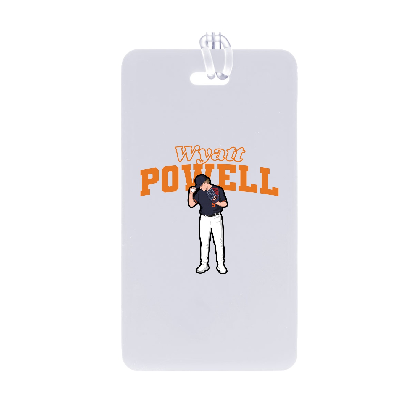 Bag Tag — Name Arch in Classic