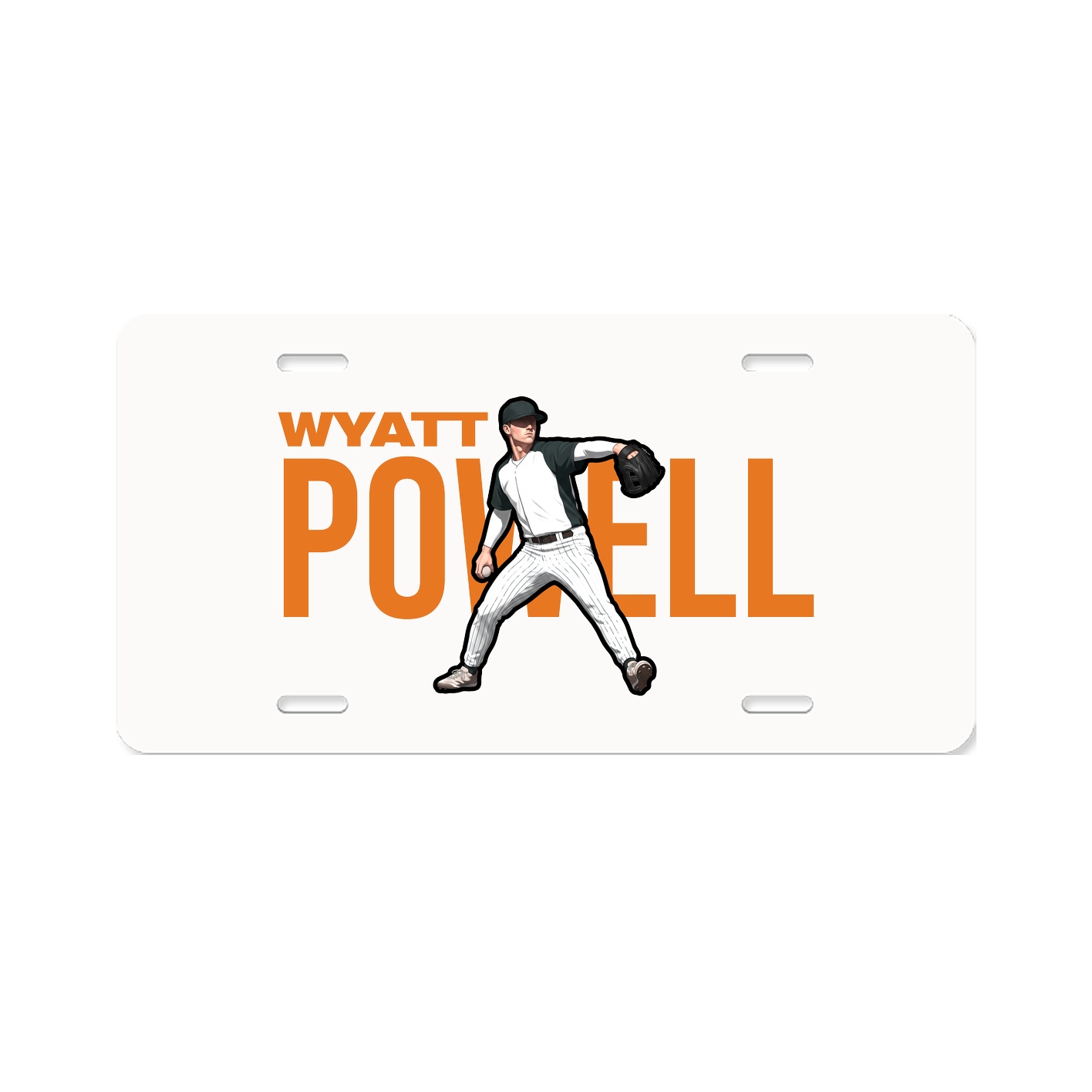License Plate — Player Name in Classic