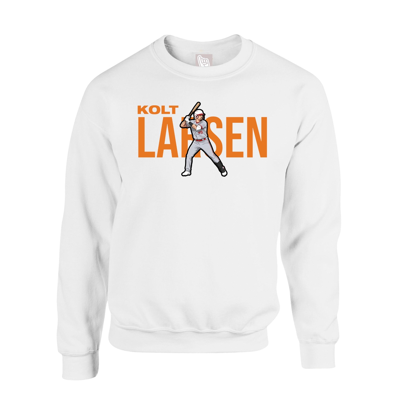 Fleece Crew — Player Name in White