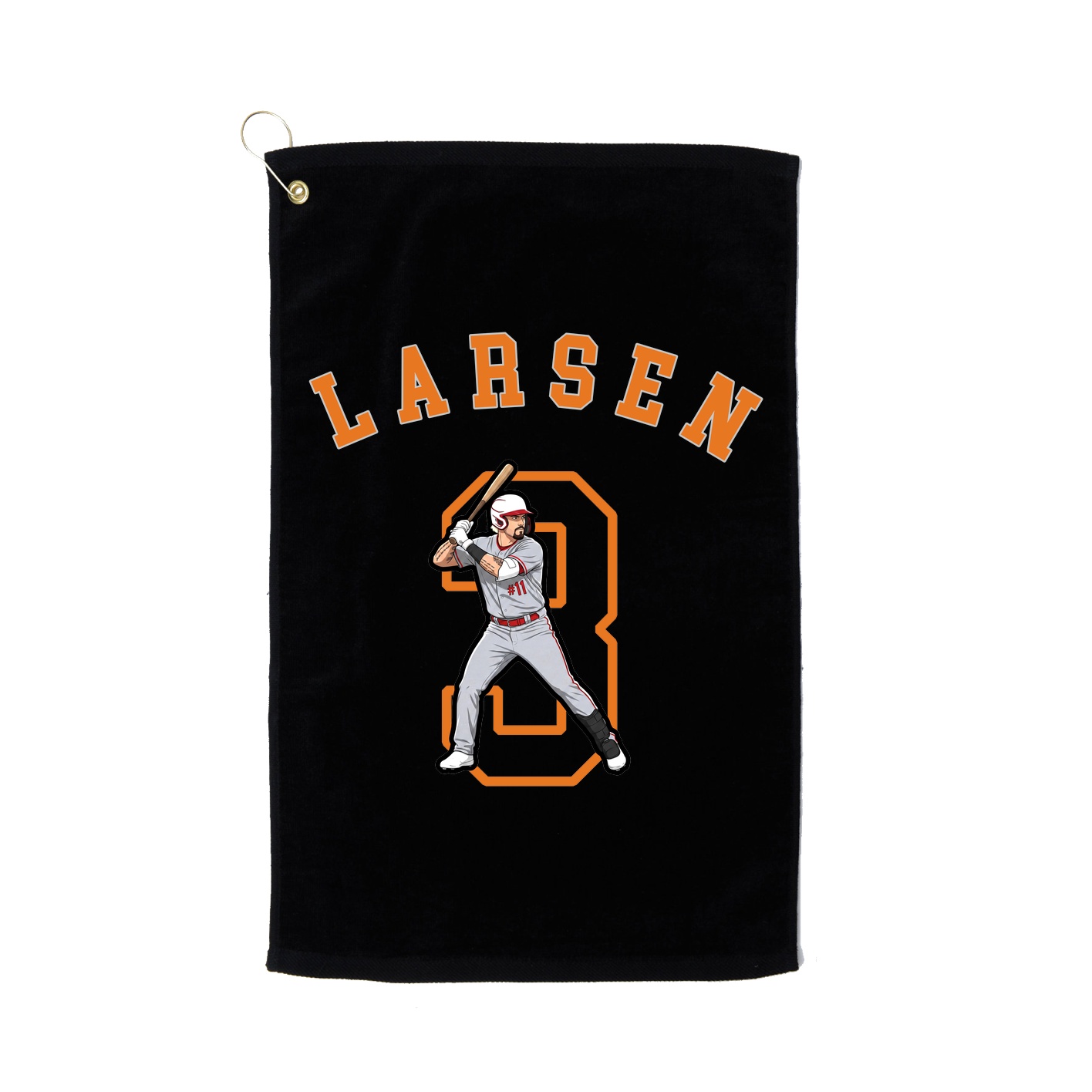 Golf Towel — Shirsey Arch in Black
